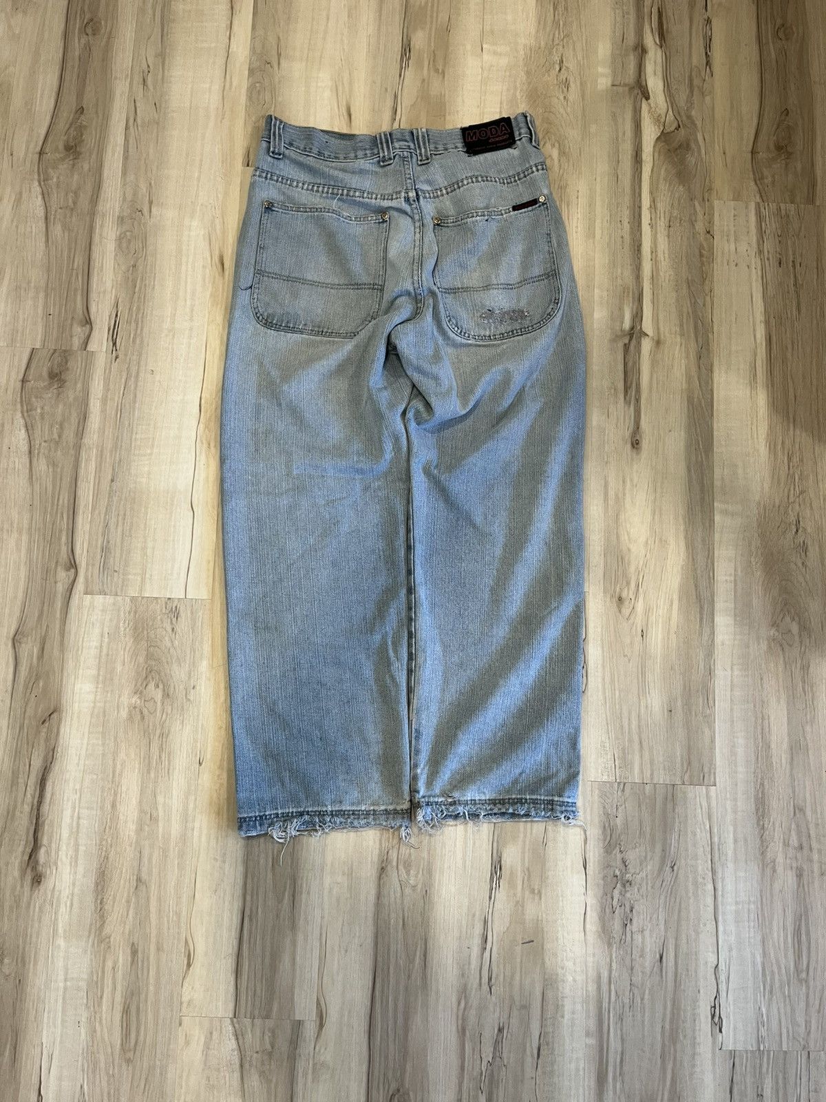 Vintage Vintage moda jeans wide leg baggy jeans Size US 33 - 2 Thumbnail