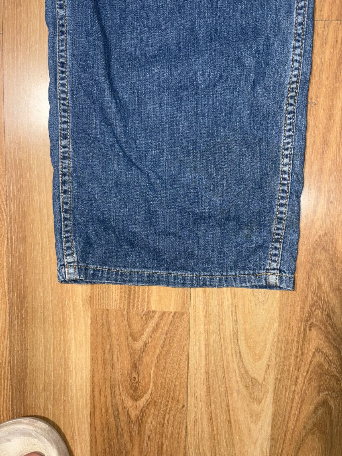 Edwin Vintage EDWIN Cinch-Back Workwear Jeans Made In Japan Size US 30 / EU 46 - 5 Thumbnail
