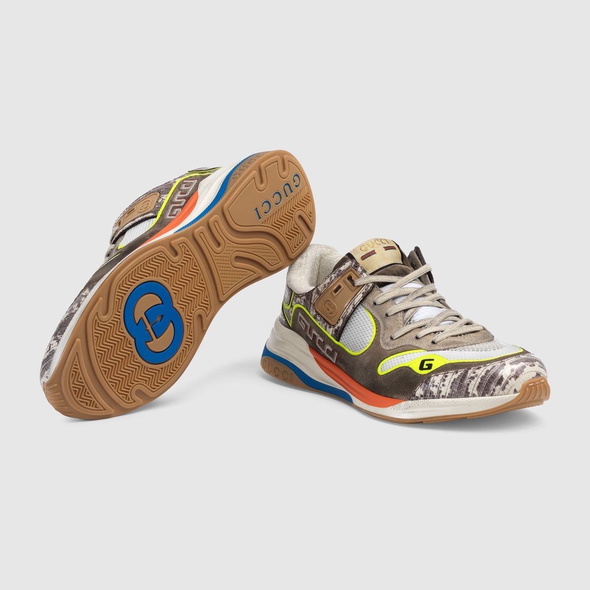 Gucci o1s1wg110125 Ultrapace Sneakers in Multicolor Size US 15 / EU 48 - 5 Thumbnail