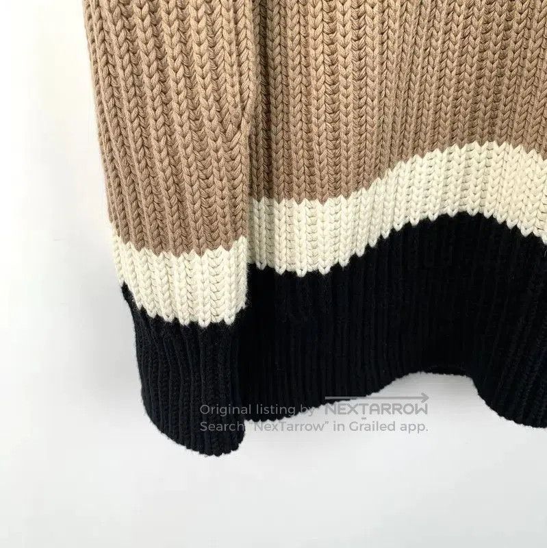 Burberry Burberry Color Block Wool Women's Knit Sweater. Size S / US 4 / IT 40 - 4 Thumbnail