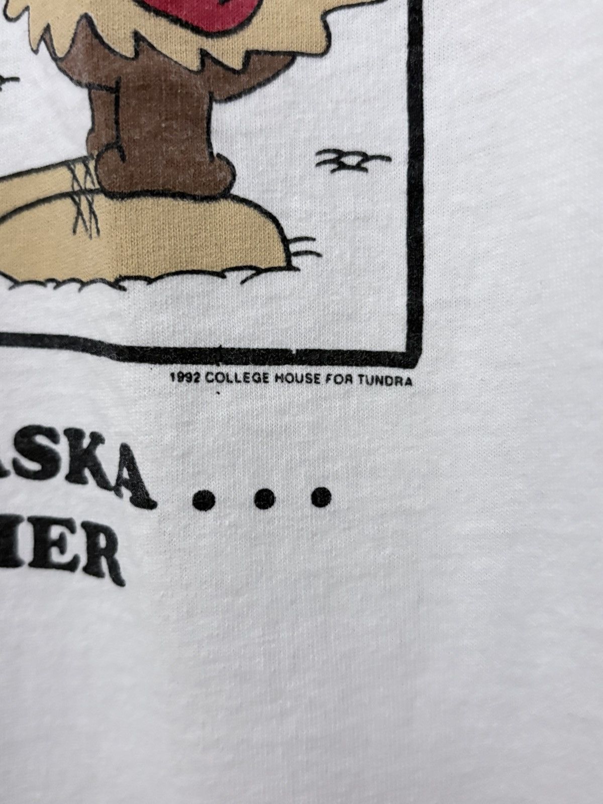 Vintage Vintage Parody Funny Cartoon Tee Alaska Dang A Flat Size US XL / EU 56 / 4 - 6 Thumbnail