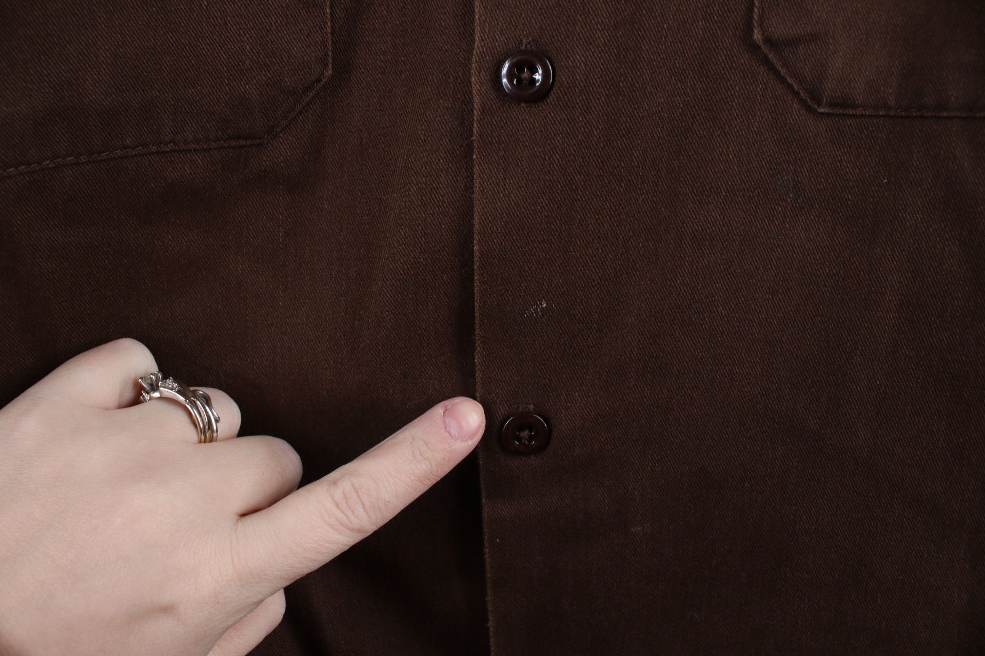 Dickies × Vintage Vintage Dickies Out Short Sleeve Work Mechanic Shirt Brown Size ONE SIZE - 5 Thumbnail