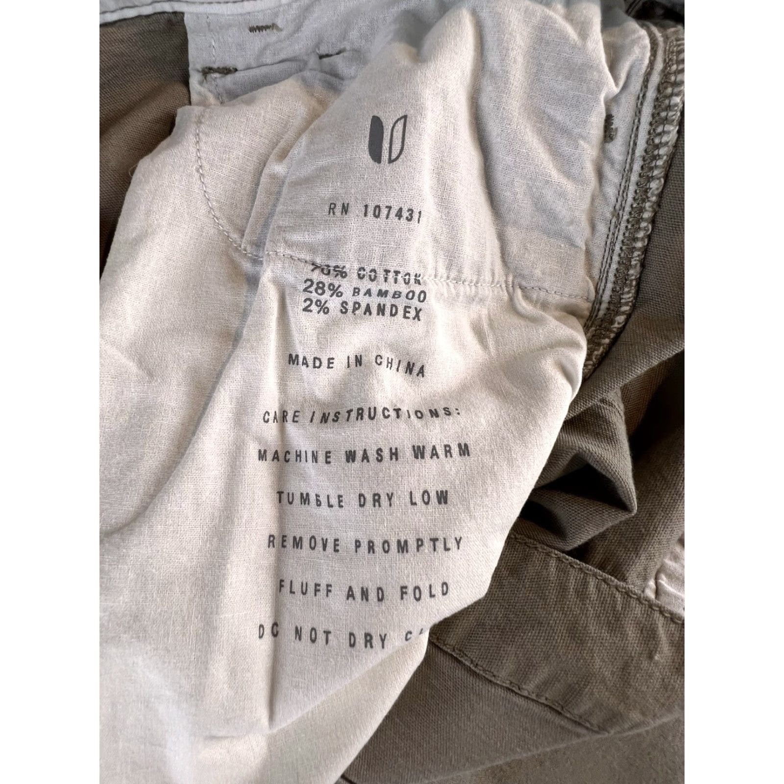 Vintage Linksoul Pants Jeans Mens 34x30 Beige Stretch Straight Leg Casual Golf Prep Chino 5-Pocket Logo Zipper Button Machine Washable Regular Size Inseam 30 Size US 34 / EU 50 - 4 Thumbnail