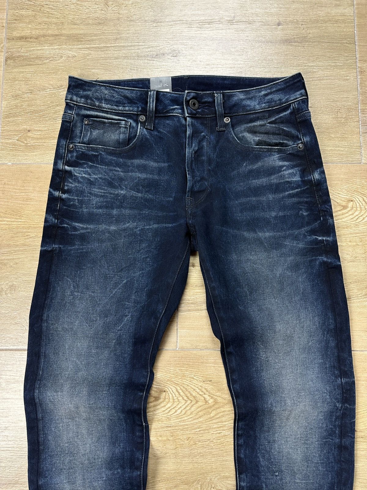 G-Star NEW🏷️ G-Star Raw 3301 Slim Denim Jeans Size US 30 / EU 46 - 2 Thumbnail