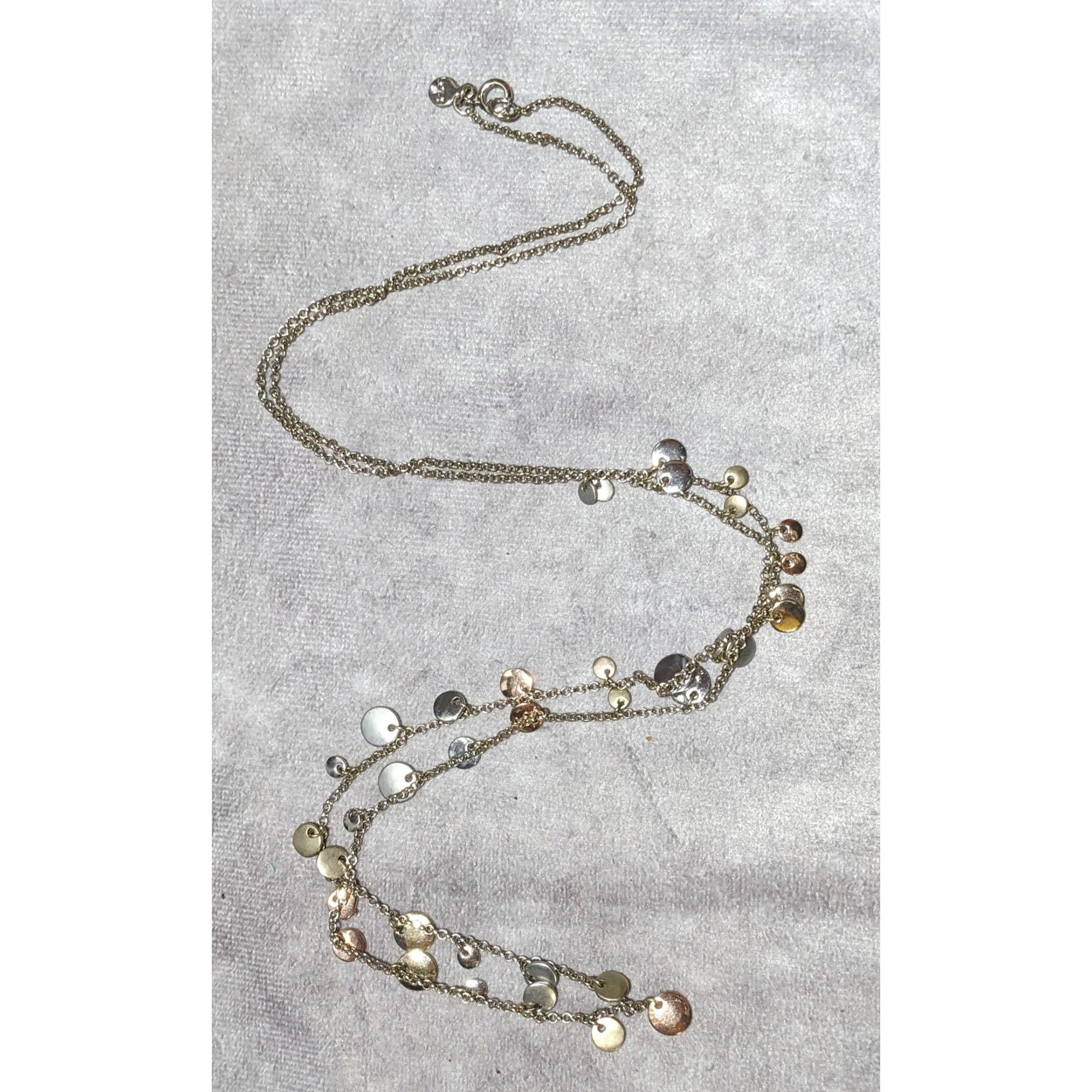 Loft Loft Minimalist Metallic Disc Charm Necklace Size ONE SIZE - 10 Thumbnail