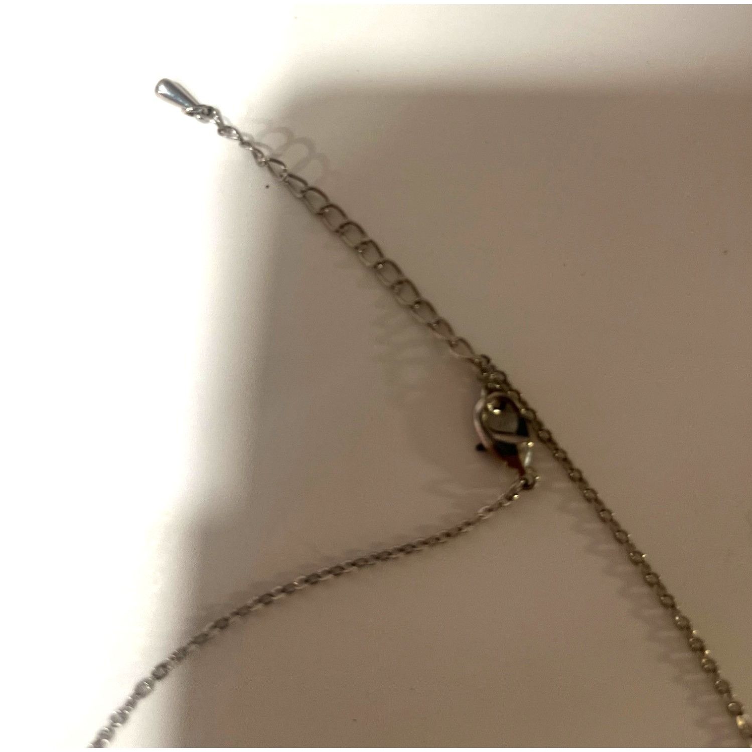 Other Vintage Style Silver-tone Necklace With Faux-Pearl Drop Pen Size ONE SIZE - 7 Thumbnail