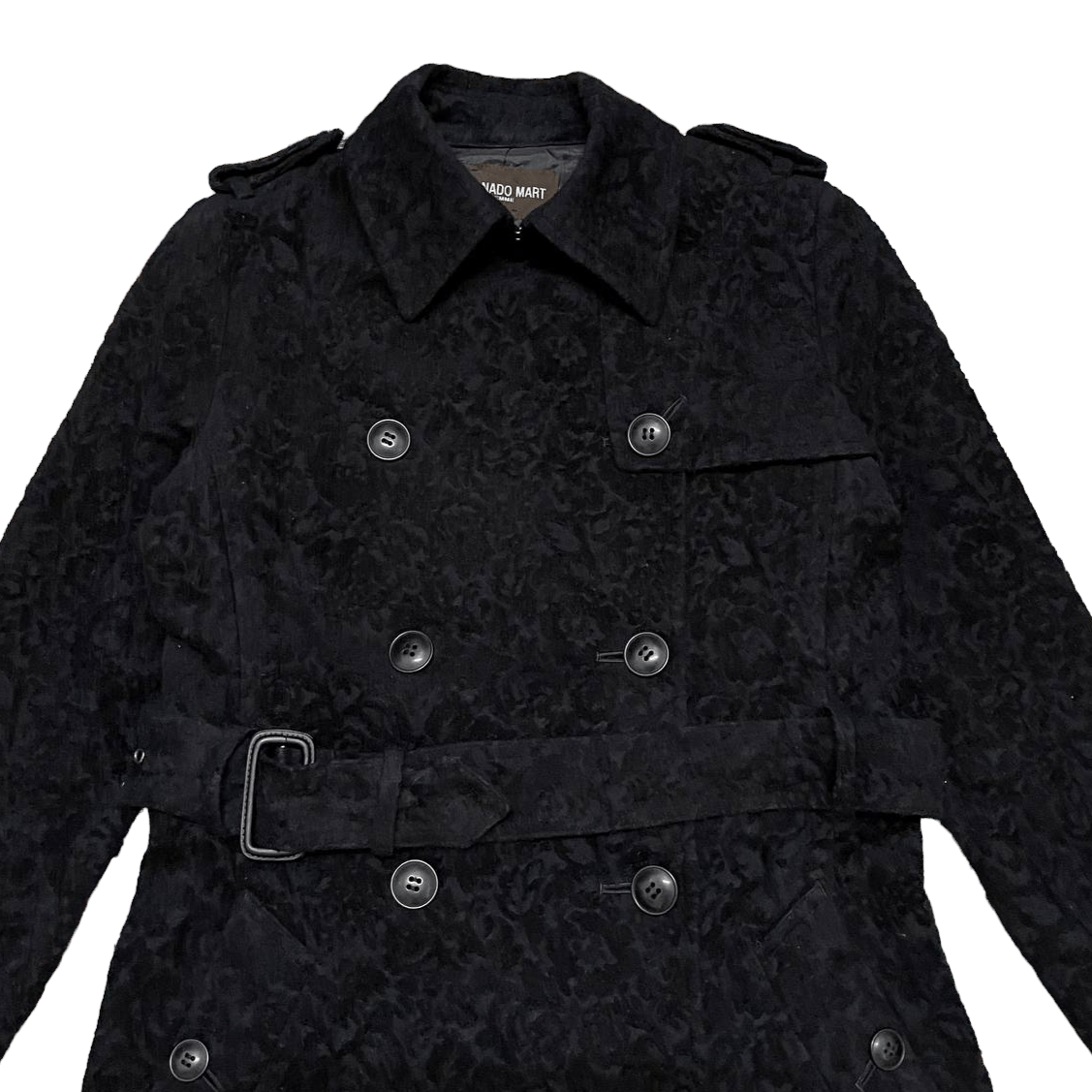Tornado Mart Archive 🔥 Vintage Tornado Mart Femme Long Coat with Belt Size S / US 4 / IT 40 - 2 Thumbnail