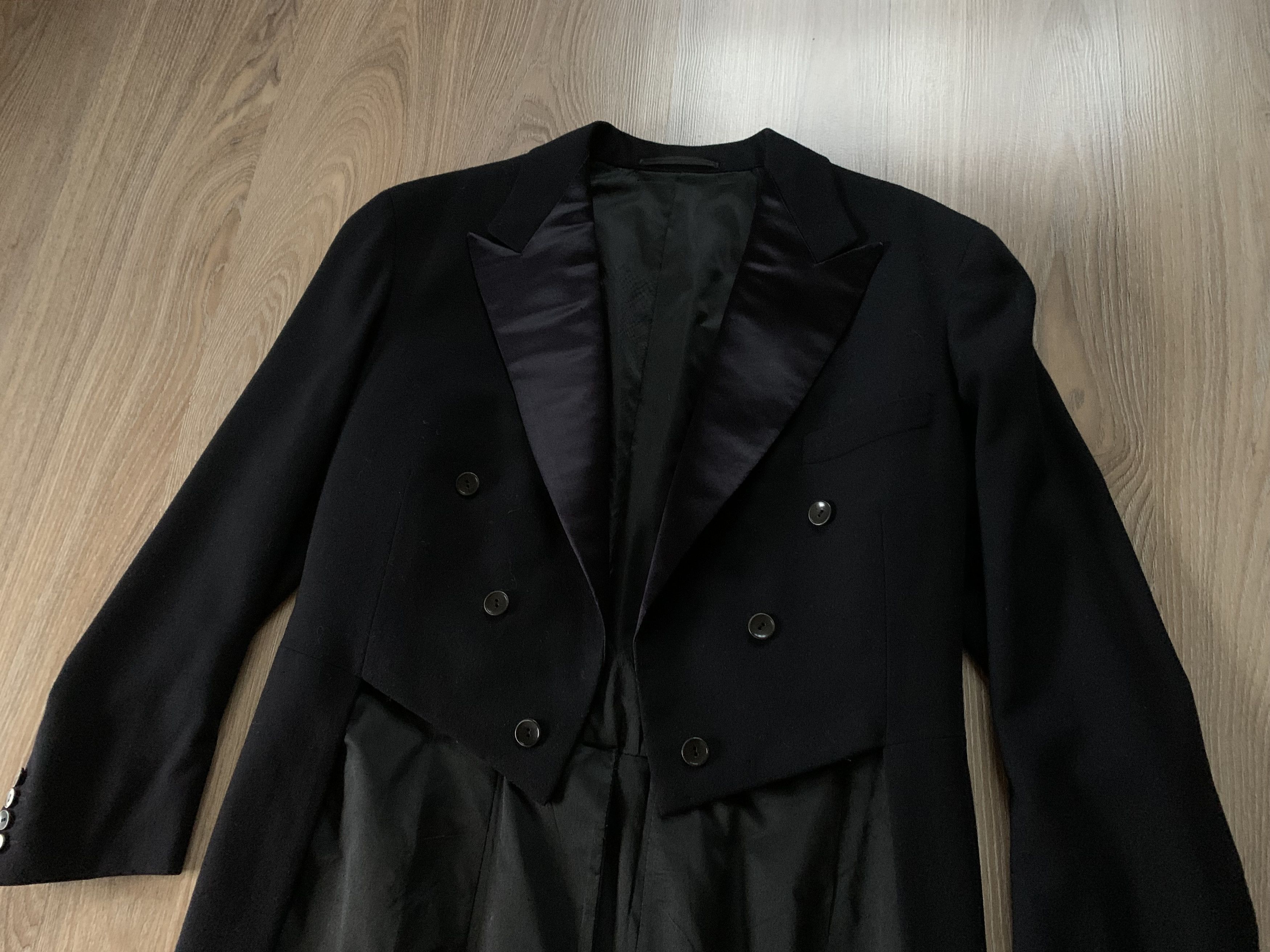 Designer × Vintage Vintage Faceless Long Black Tailcoat Size US M / EU 48-50 / 2 - 4 Thumbnail