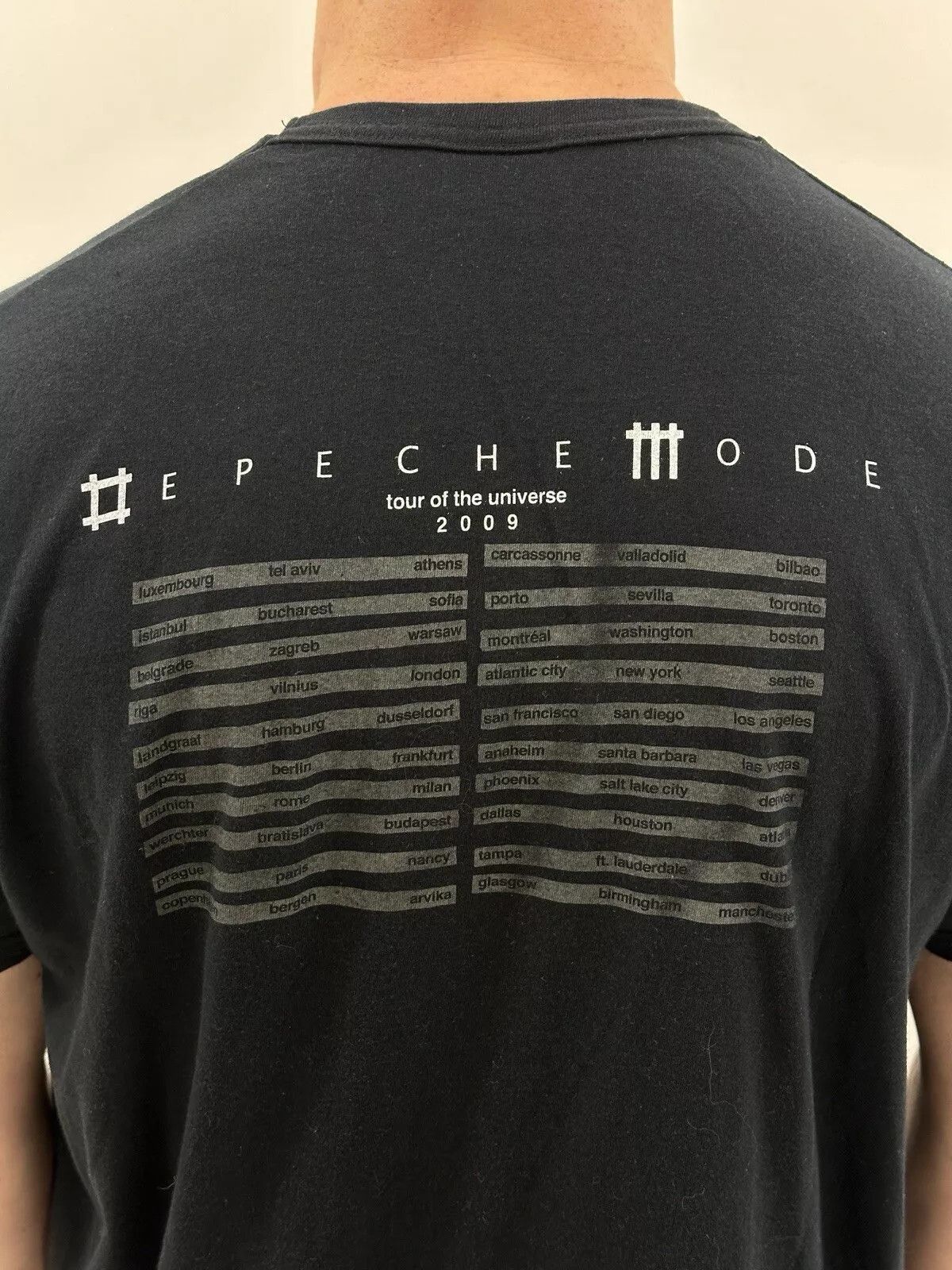 Vintage Depeche Mode World Tour Of The Universe 2009 Concert T-Shirt Size US XL / EU 56 / 4 - 7 Thumbnail