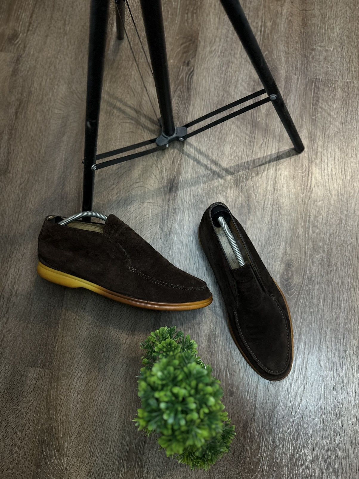 Loro Piana Loro Piana Open Walk Brown Suede Size US 10 / EU 43 - 1 Thumbnail