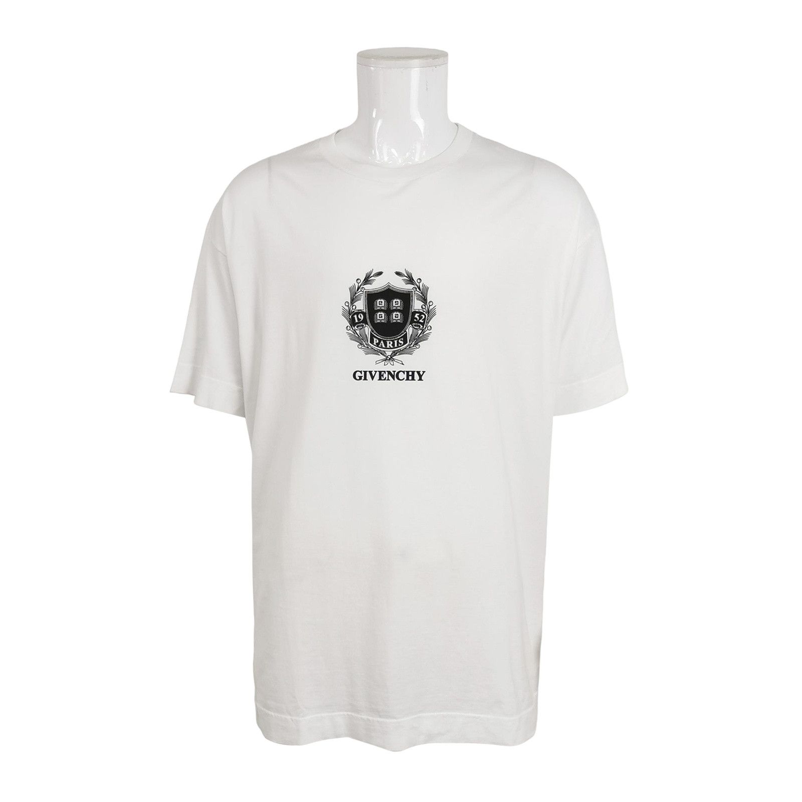 Givenchy Givenchy Crest Logo Graphic T-Shirt L Size US L / EU 52-54 / 3 - 1 Thumbnail