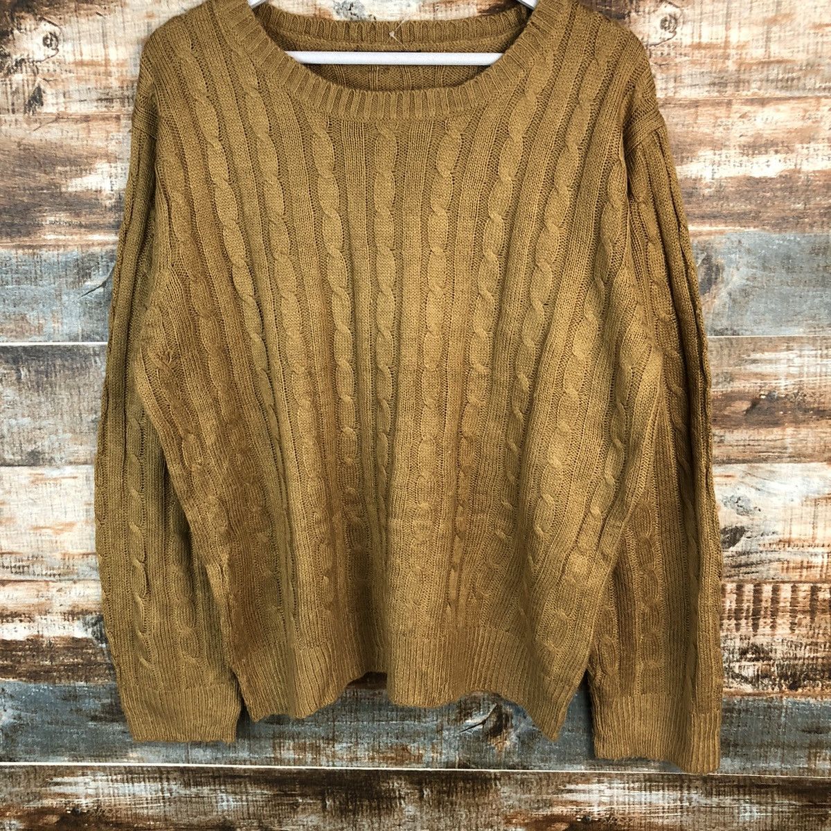 Homespun Knitwear × Japanese Brand × Vintage Lovise Brown vintage Knitwear #A1241 Size US L / EU 52-54 / 3 - 3 Thumbnail