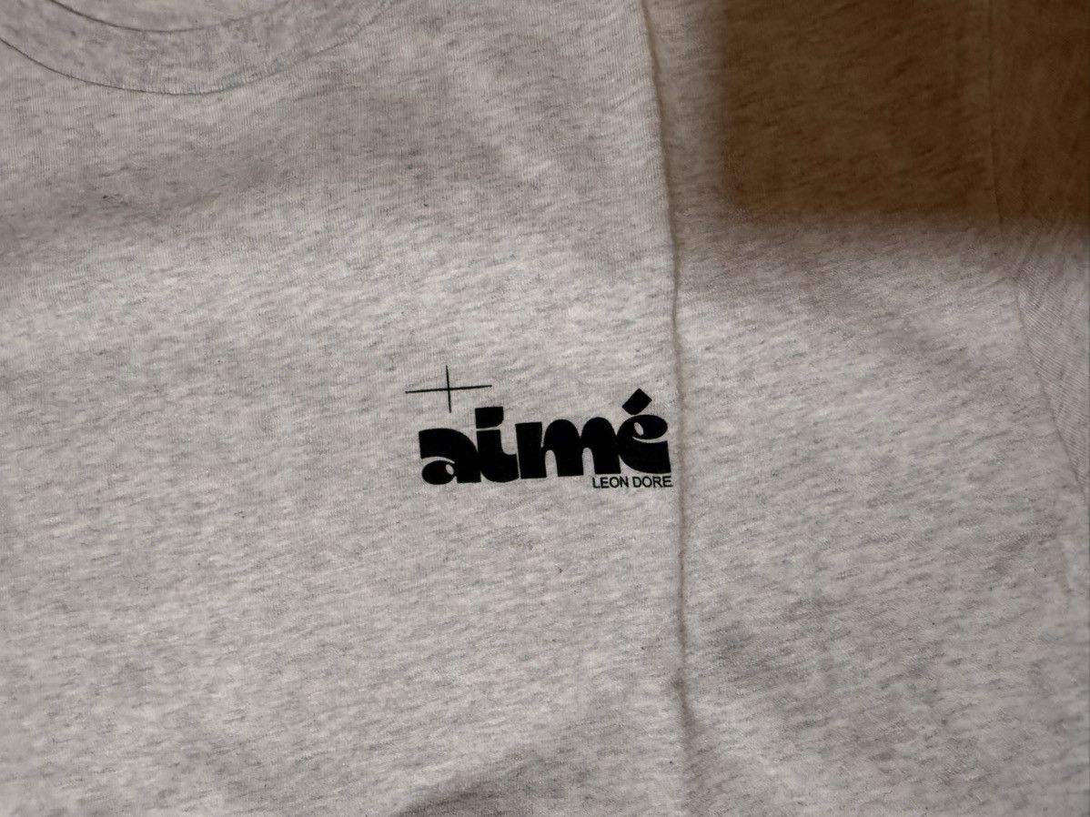 Aime Leon Dore Aime Leon Dore ALD Drafting Logo Tee in “Silver Mix” Size XL Size US XL / EU 56 / 4 - 4 Thumbnail