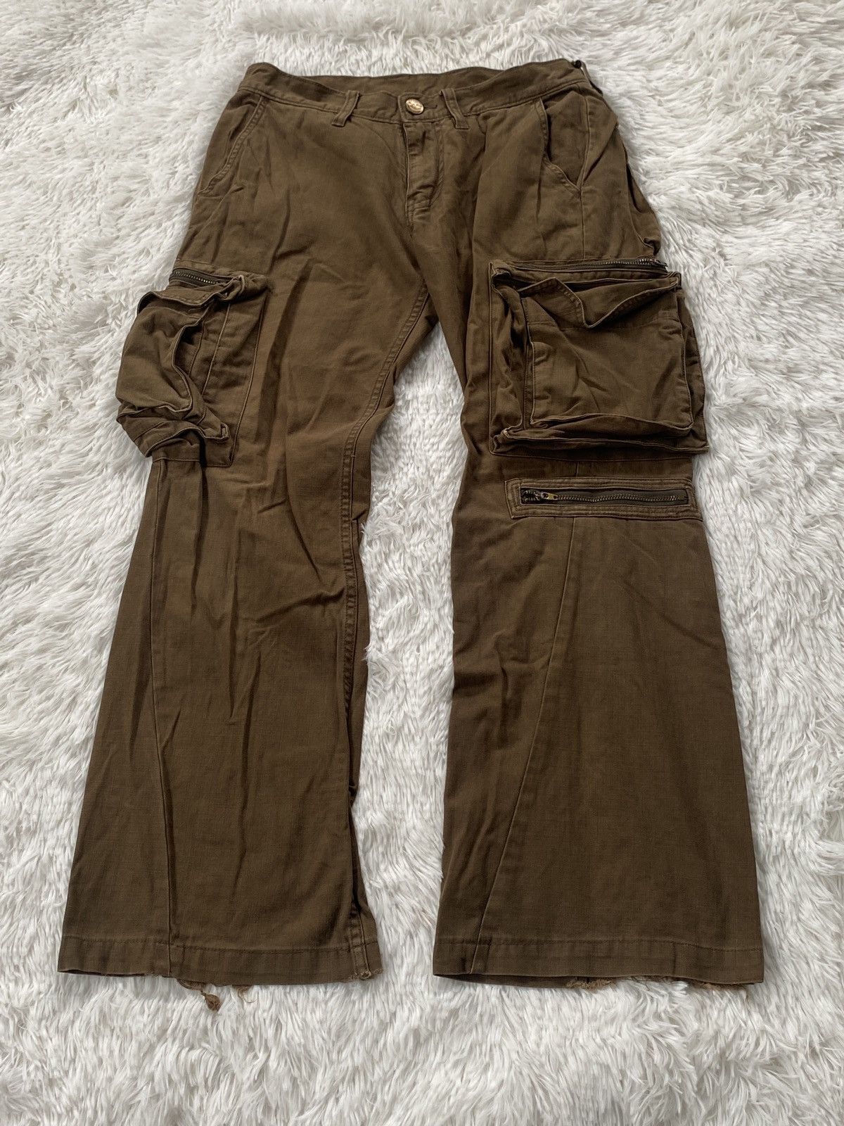 Japanese Brand × Takeo Kikuchi RETRO PUNK🔥Cargo Pant Multipocket by Takeo Kikuchi Size US 30 / EU 46 - 2 Thumbnail