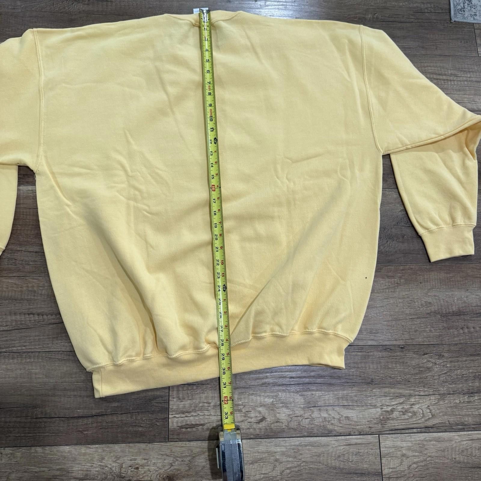 Gildan Vintage Arizona Southwestern Kokopelli Art Yellow Sweater Size US XXL / EU 58 / 5 - 7 Thumbnail