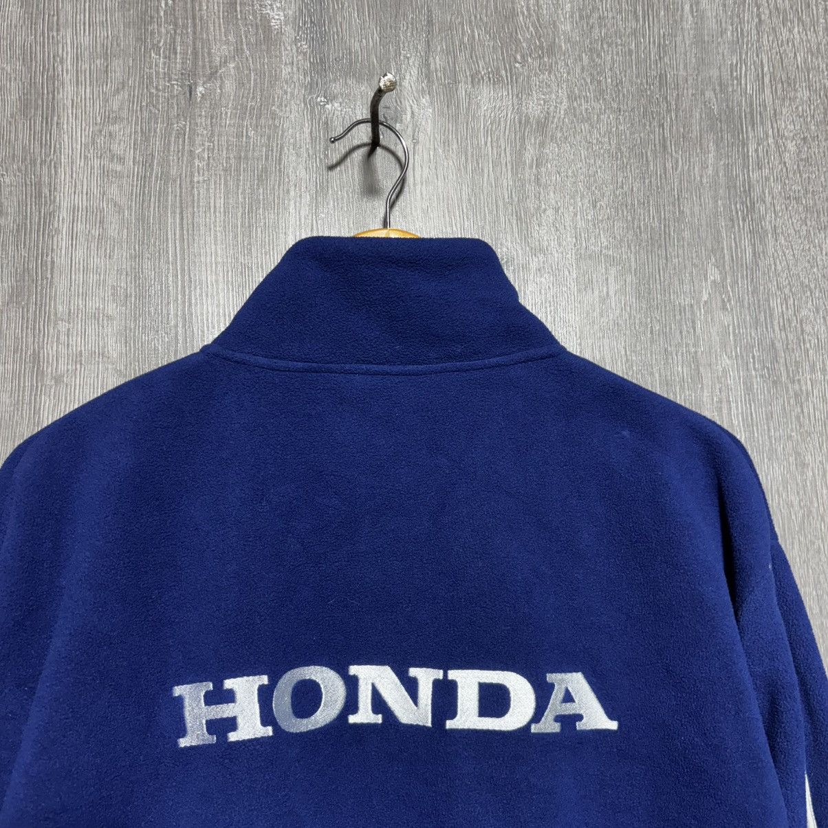 Honda Vintage 90s Honda Racing Fleece Navy Jacket Zip Motul Y2K Size US XL / EU 56 / 4 - 7 Thumbnail
