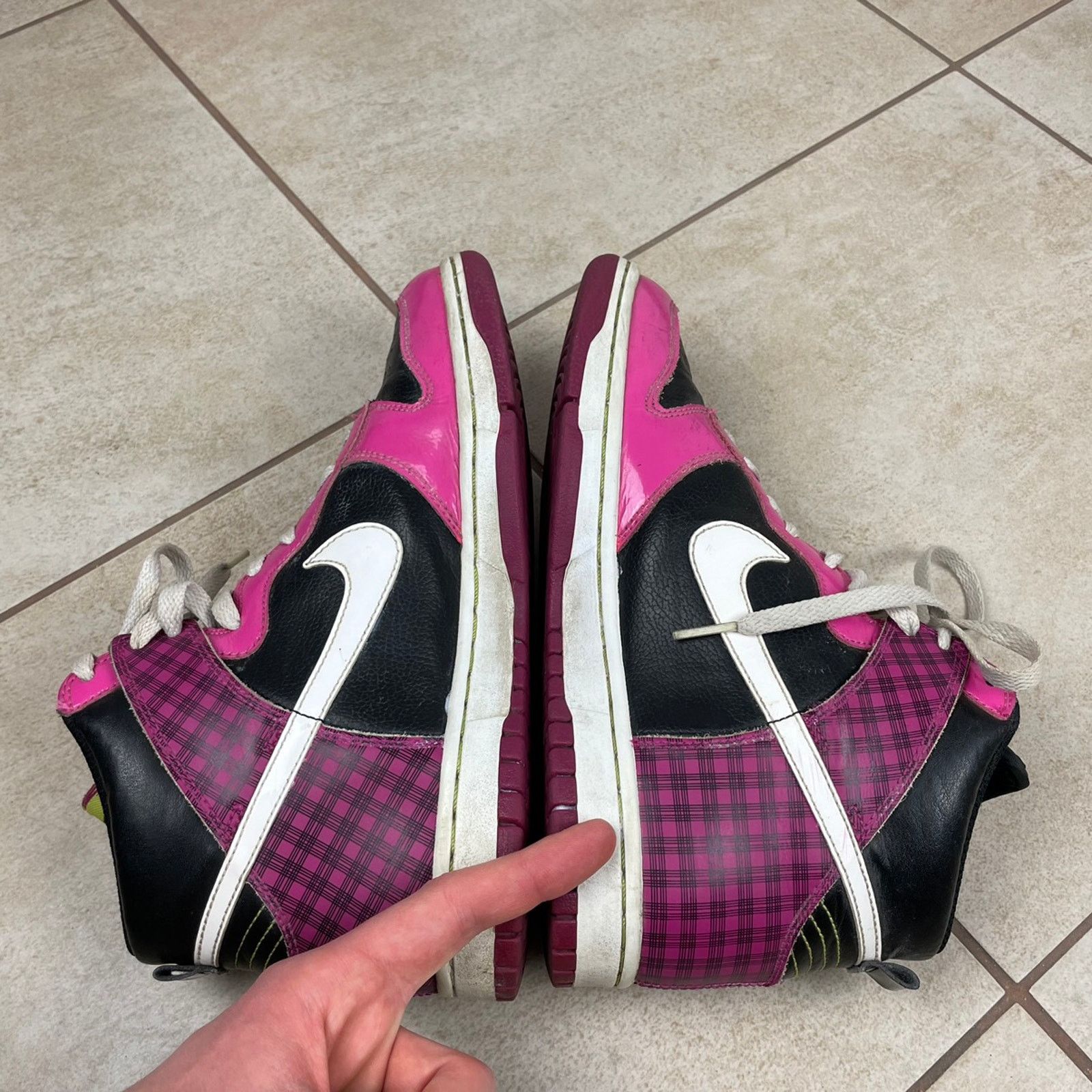 Nike × Vintage Nike Vintage Dunk High Shoes Size US 8 / IT 38 - 6 Thumbnail