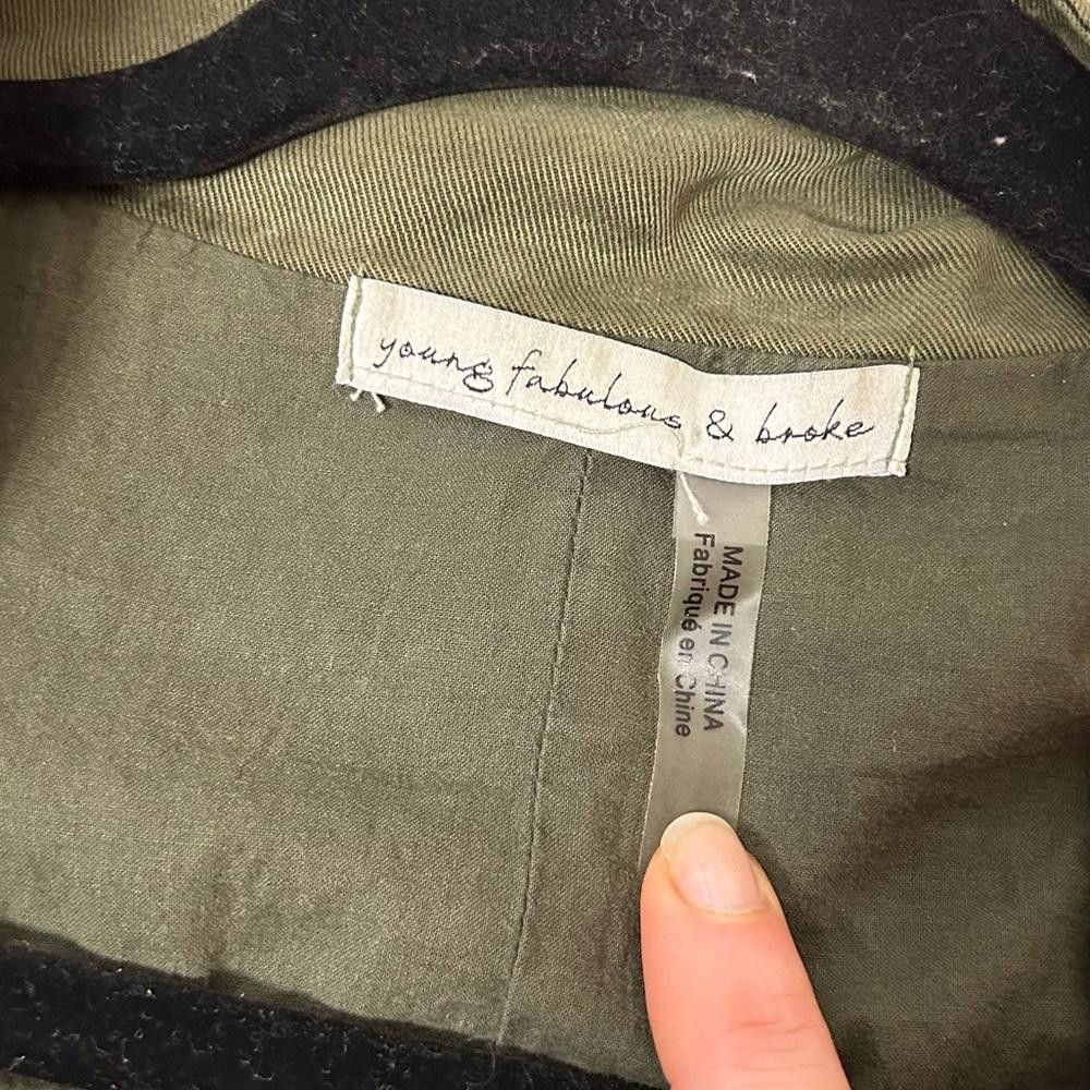 Designer Young Fabulous & Broke l Zippered Utility/Bomber Jacket XS Size XS / US 0-2 / IT 36-38 - 10 Thumbnail