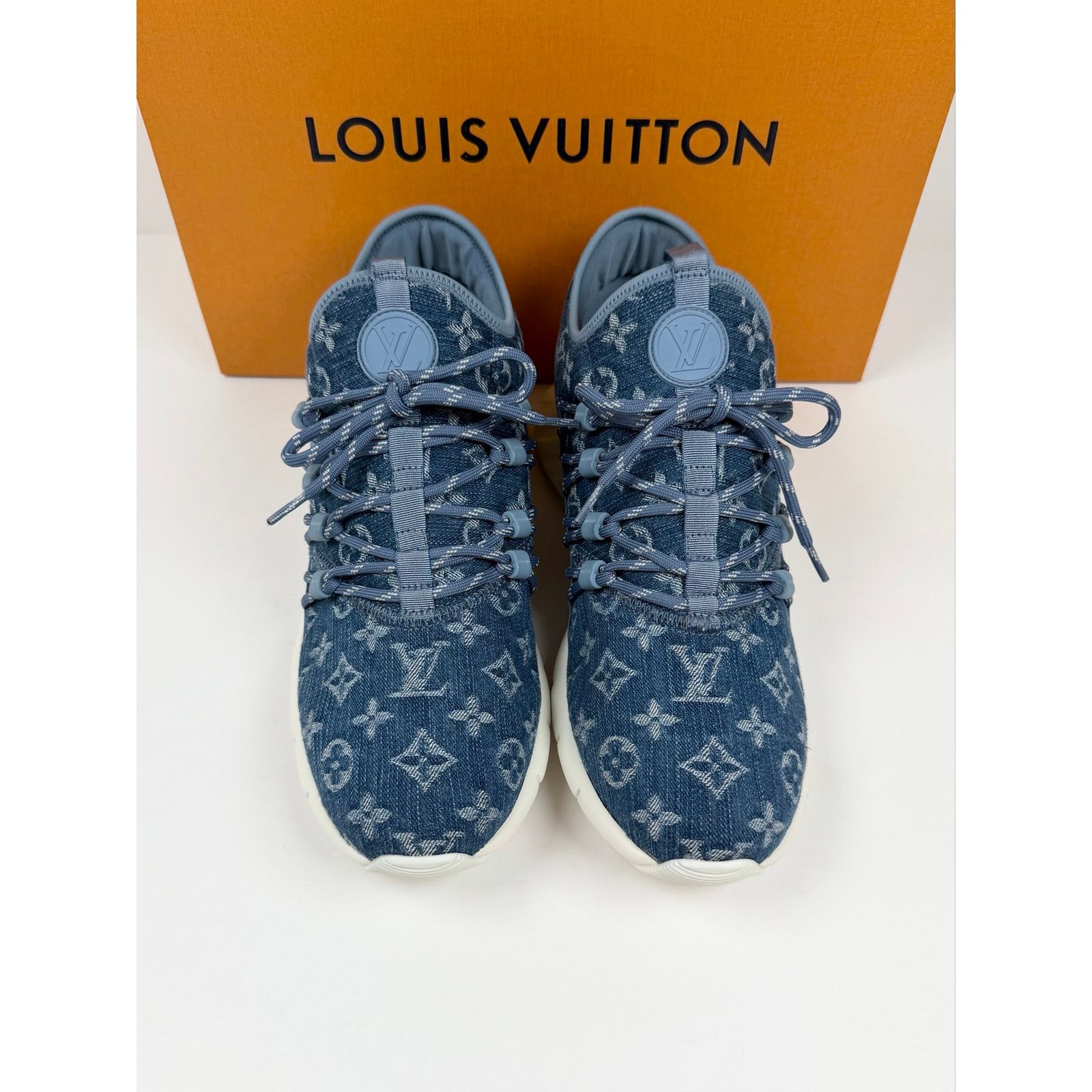 Louis Vuitton Size 7LV/8US - Louis Vuitton Denim Fastlane Sneakers NEW Size US 8 / EU 41 - 3 Thumbnail