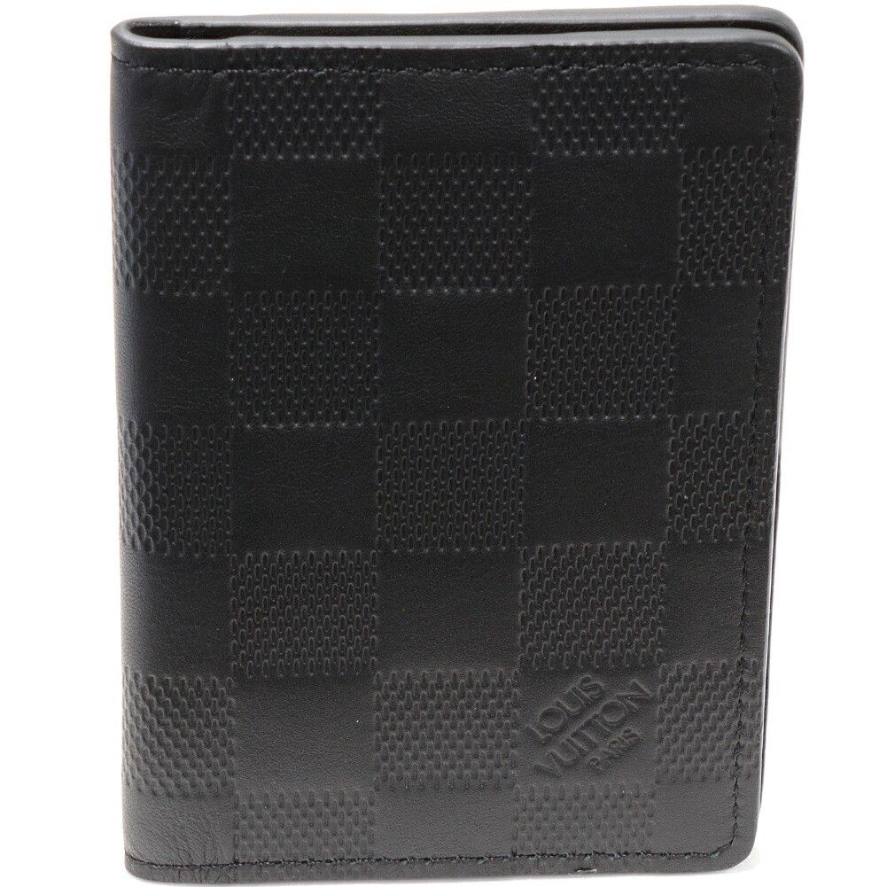 Louis Vuitton Louis Vuitton Louis Vuitton Damier Infini Organizer de Poche bifold card case N63197 Canvas Card Case N63197 DUTY FREE for USA Size ONE SIZE - 1 Thumbnail