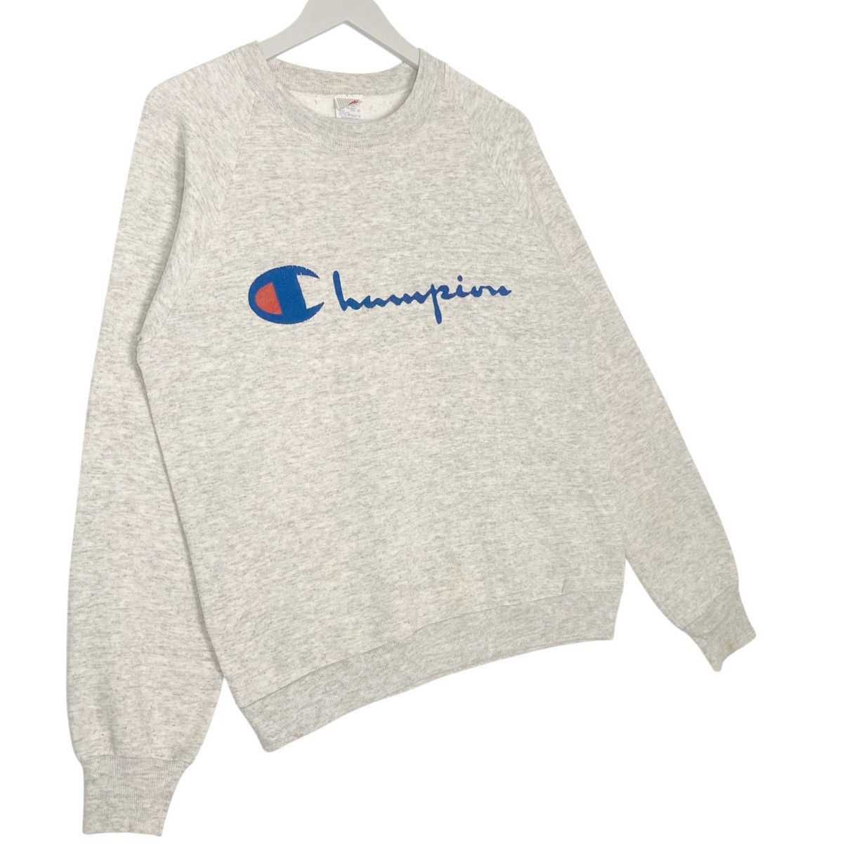 Vintage Vintage Champion Crewneck Sweatshirt Grey Pullover Size M Size US M / EU 48-50 / 2 - 3 Thumbnail