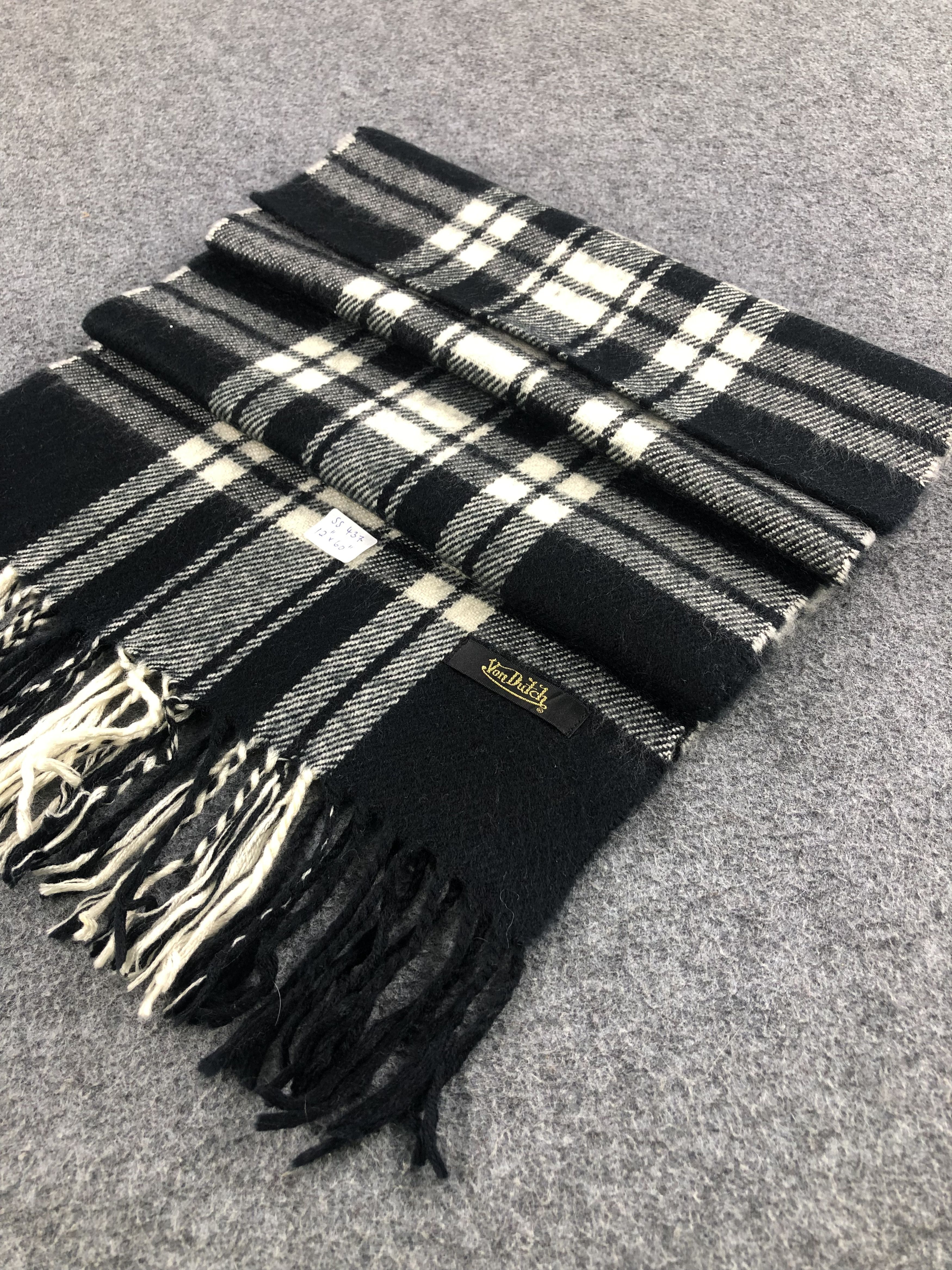 Von Dutch Von Dutch Tartan Scarf / Muffler / Neckwear Size ONE SIZE - 2 Thumbnail