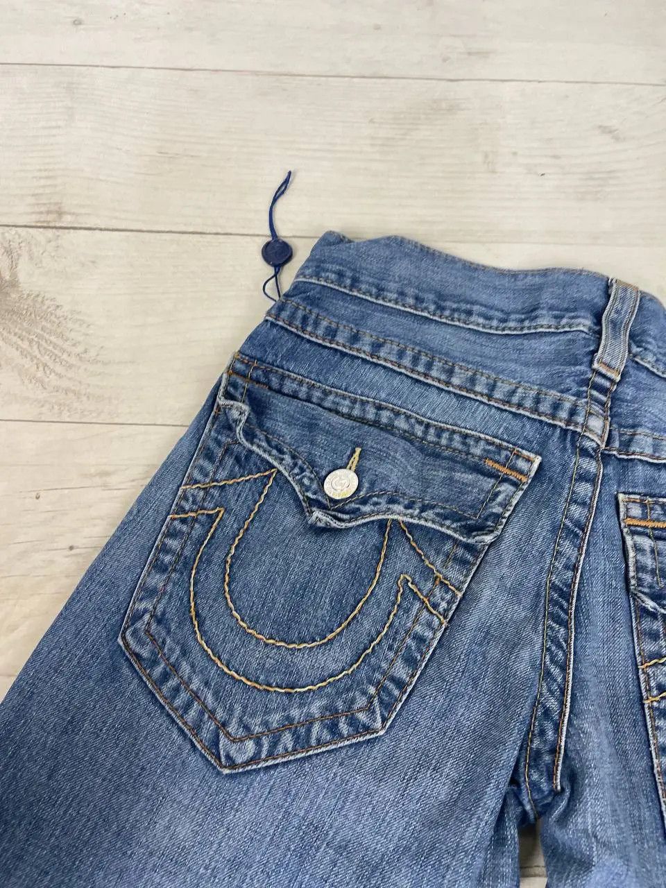 True Religion Vintage True Religion Straight Denim Jeans Baggy Japan Size US 29 - 19 Thumbnail