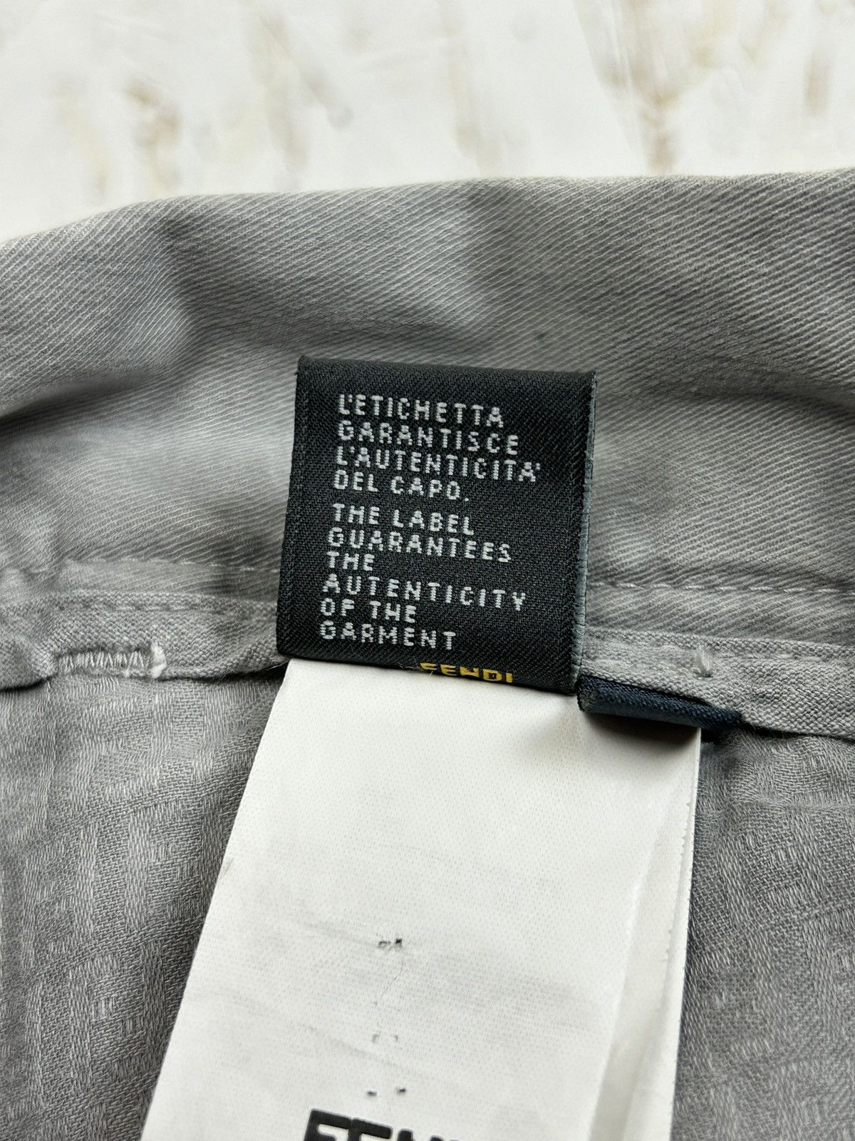 Fendi Fendi Sartorial Trousers Straight Pants Chinos Grey 48 Size US 32 / EU 48 - 14 Thumbnail