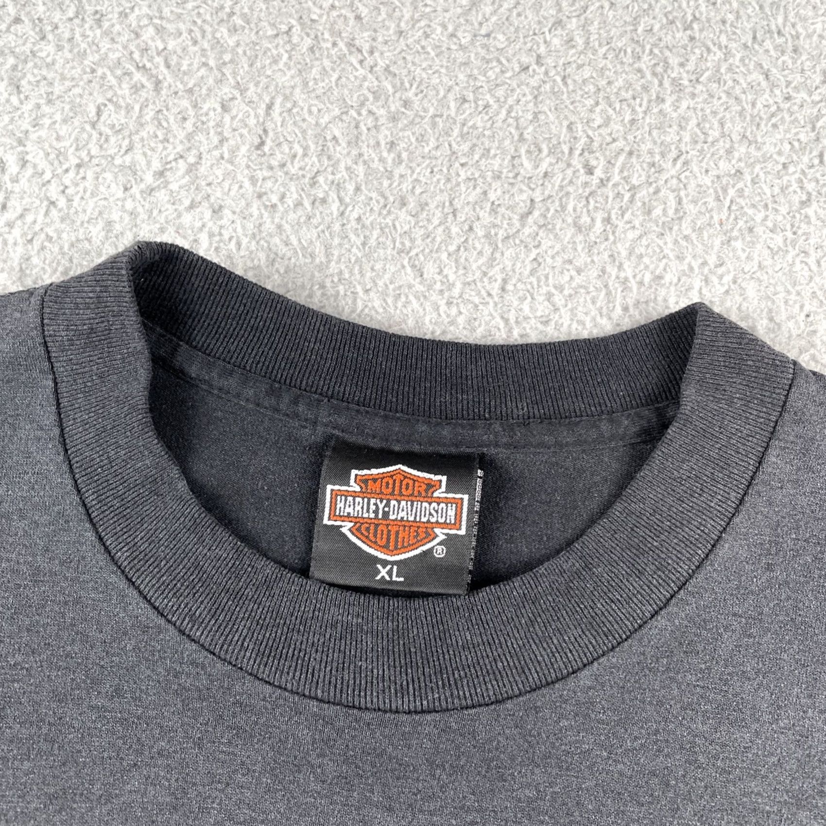 Harley Davidson VINTAGE Harley Davidson Shirt XL Black 90s USA Made Size XL Short Sleeve Crew Neck Men Size US XL / EU 56 / 4 - 6 Thumbnail
