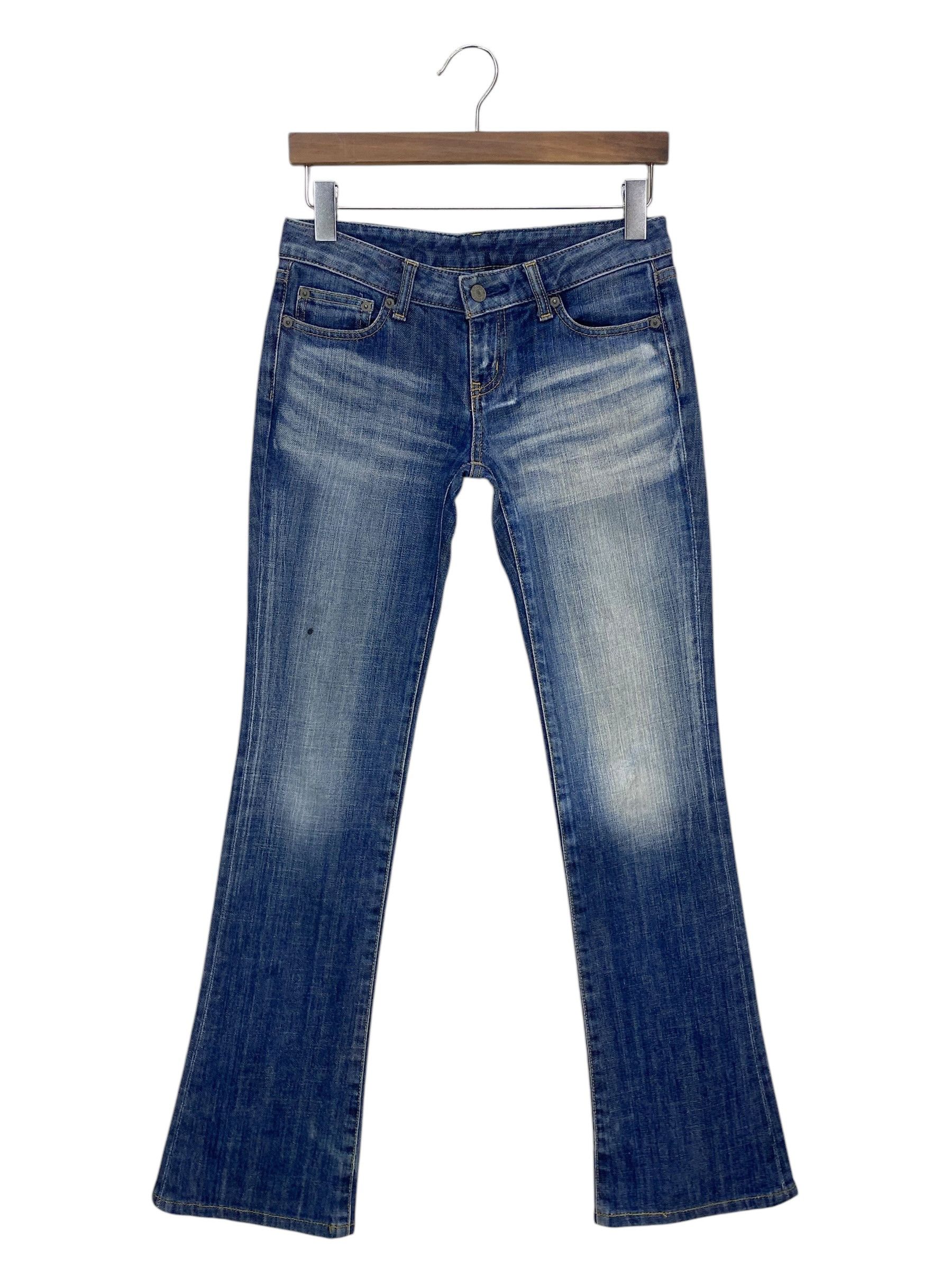 Japanese Brand × MOUSSY Moussy Jeans Flare Light Wash Jeans Low Rise Jeans Size 25" / US 0 / IT 36 - 1 Thumbnail