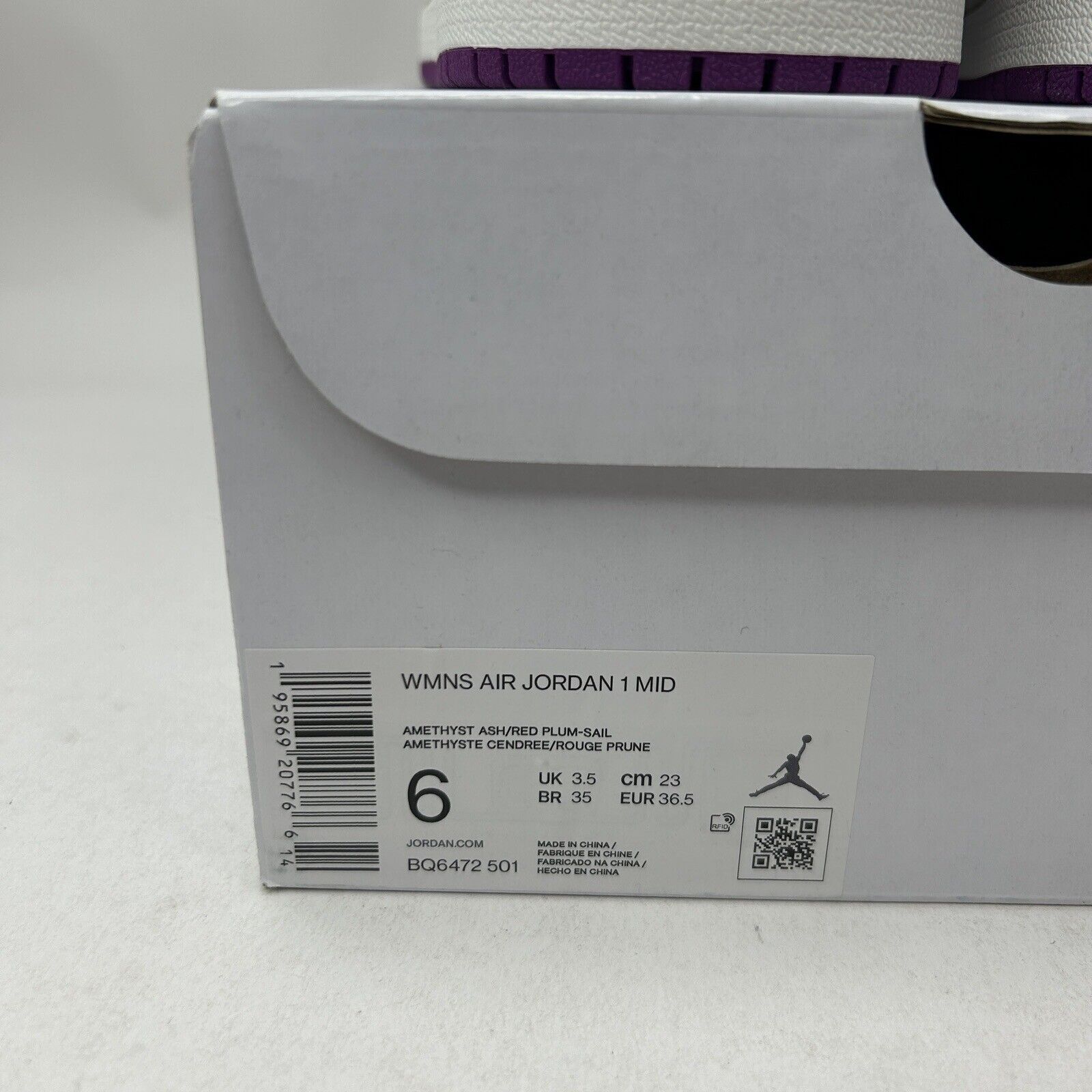 Jordan Brand Nike Air Jordan 1 Retro Mid WMNS “Magenta” 2023 Size US 6 / IT 36 - 5 Thumbnail