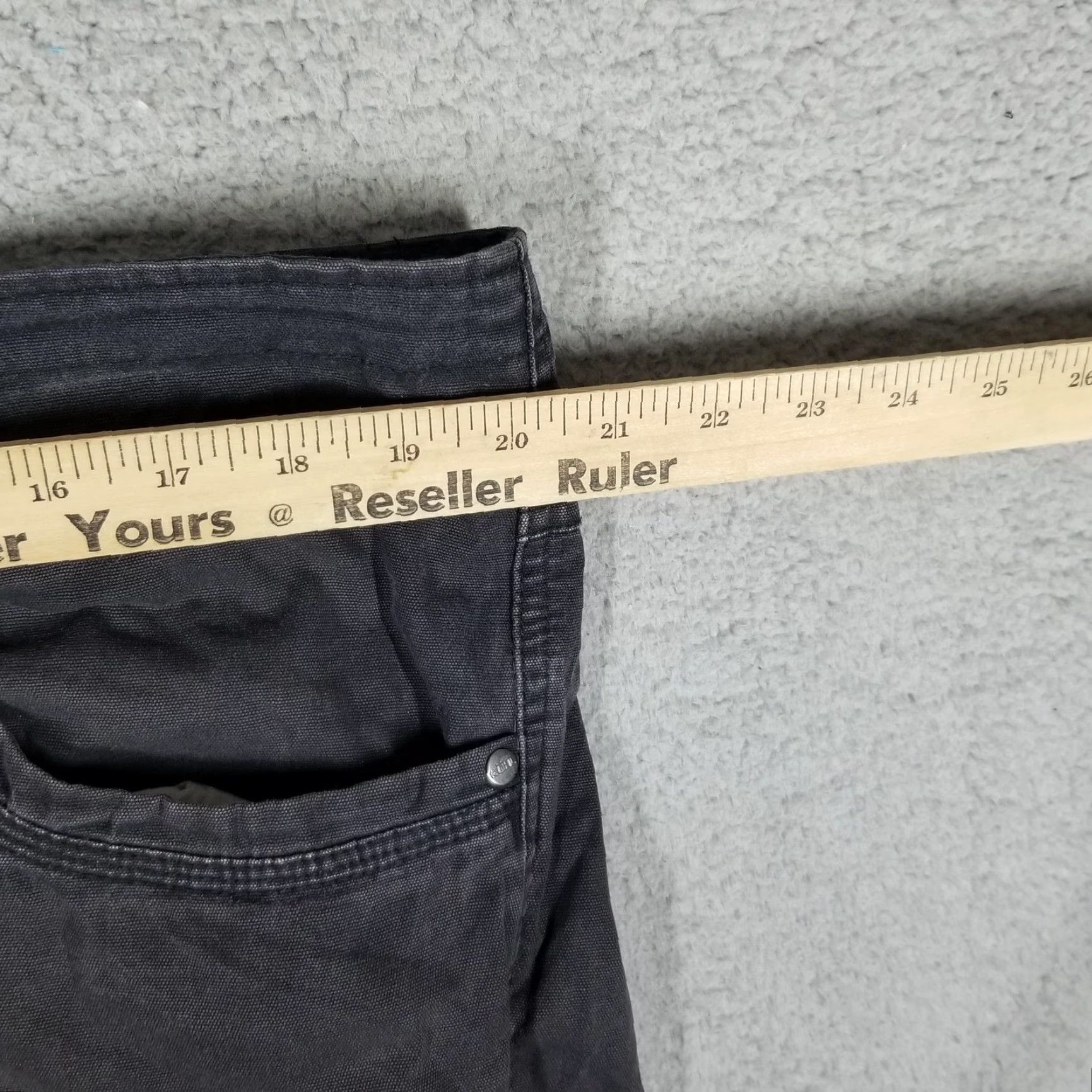 Vintage VINTAGE KÜHL Kanvus Jeans Men 40x32 Canvas Pants Gray Outdoor Workwear Casual Slim Fit Size US 40 / EU 56 - 4 Thumbnail