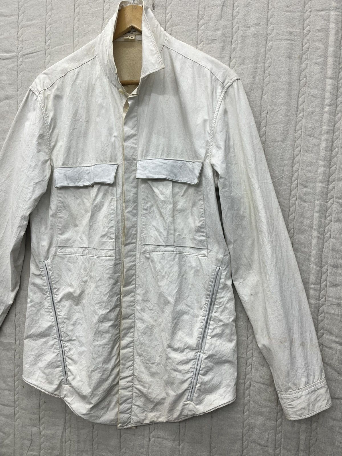 Helmut Lang ARCHIVE💥💥💥HELMUT LANG WAXED JACKET Size US M / EU 48-50 / 2 - 3 Thumbnail