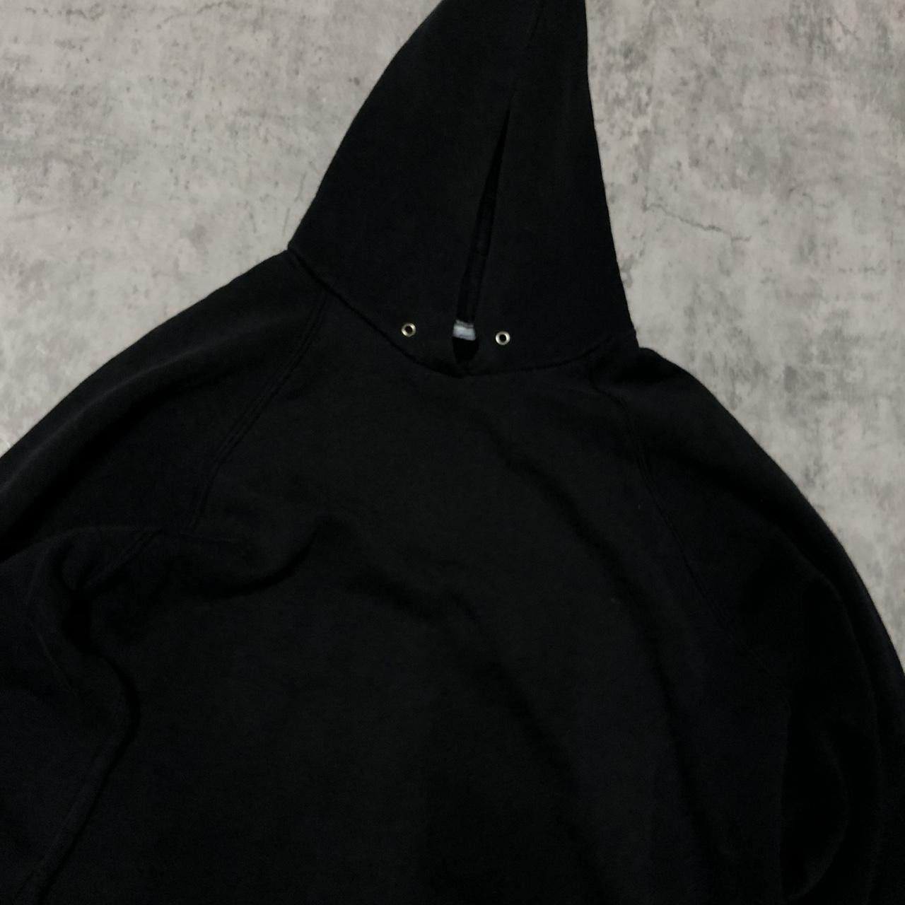 Other Black hoodie with small holes on the front #hoodie Size US XL / EU 56 / 4 - 2 Thumbnail
