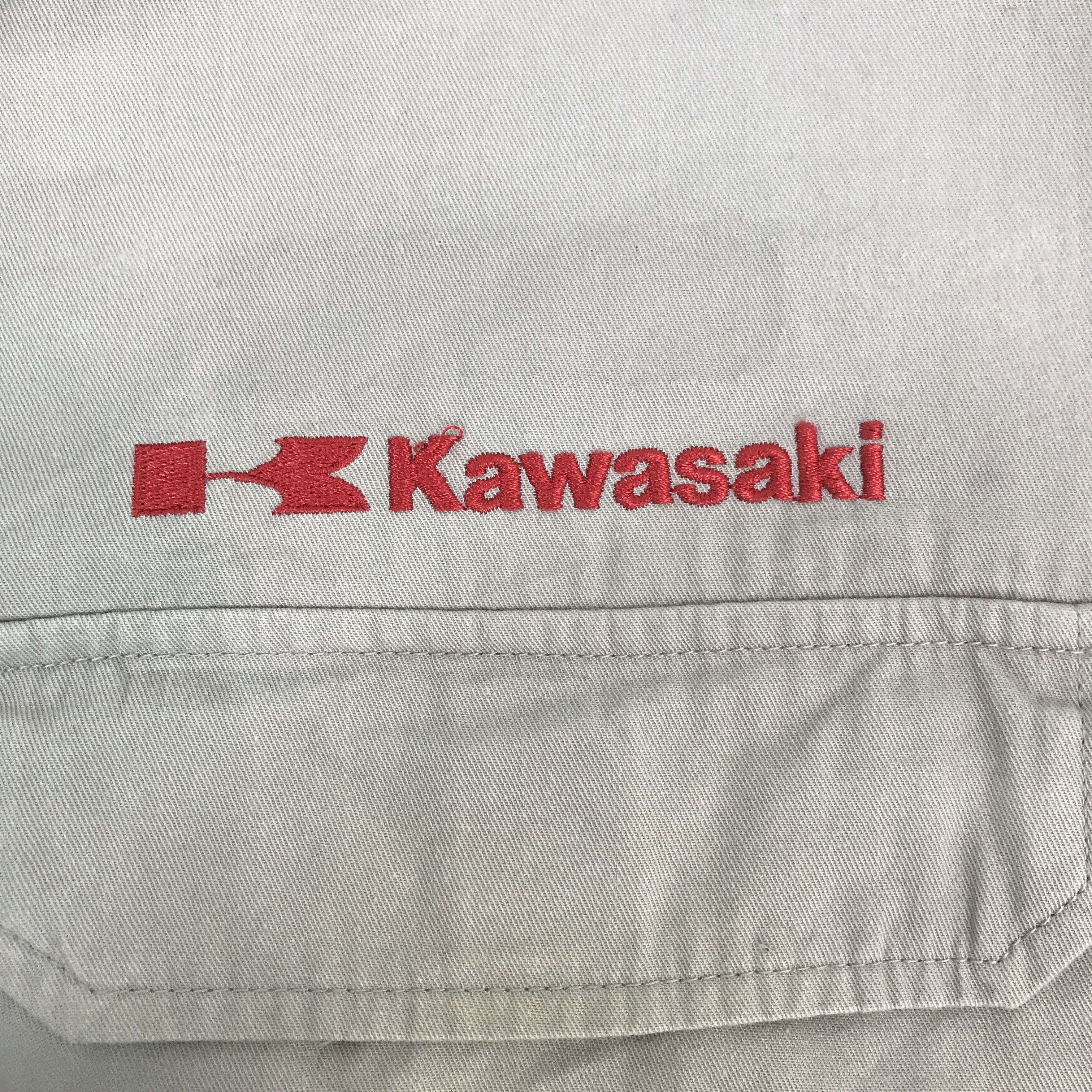 Sports Specialties Vintage Kawasaki motoracing short sleeve Jacket Size US L / EU 52-54 / 3 - 7 Thumbnail