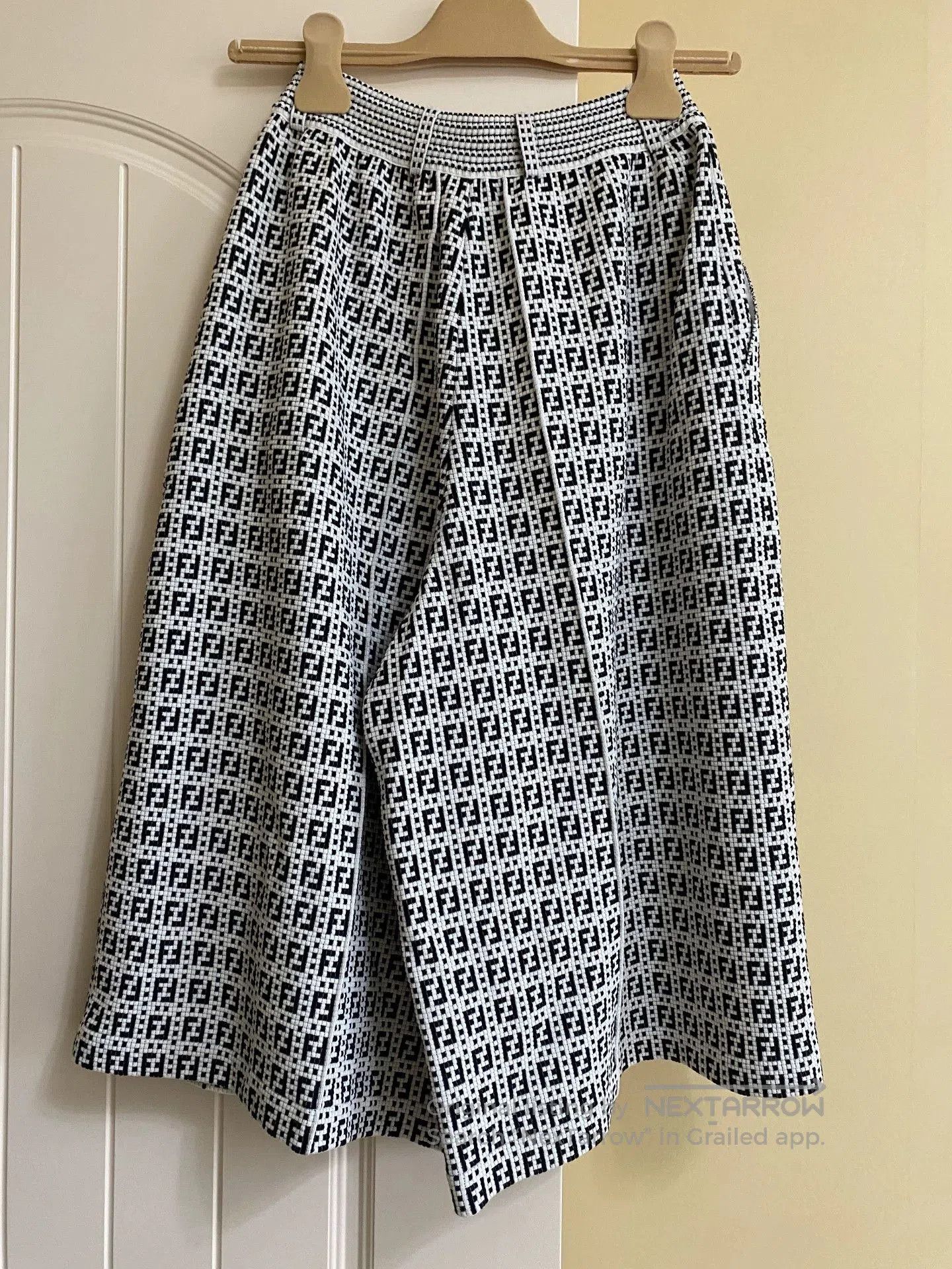Fendi Fendi Classic Logo Wide-Leg Pants. Size US 38 / EU 54 - 2 Thumbnail
