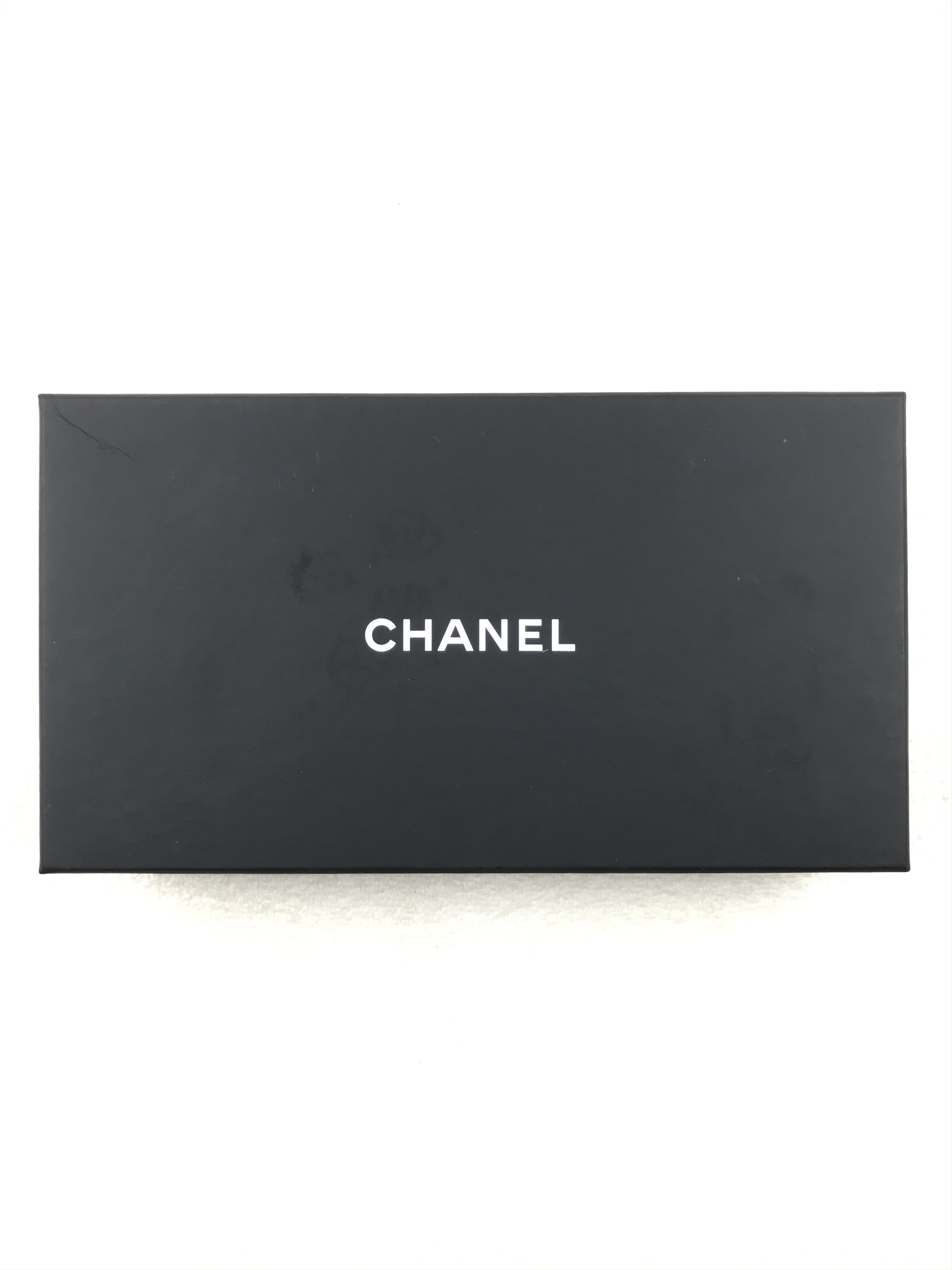 Chanel × Vintage Chanel Cambon Line Coco Mark Long Wallet Black Pink Lambskin Size ONE SIZE - 4 Thumbnail