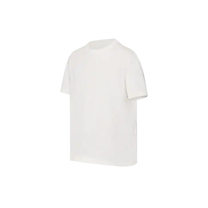 Louis Vuitton Monogram Embroidered Cotton T-Shirt Size US XL / EU 56 / 4 - 2 Thumbnail