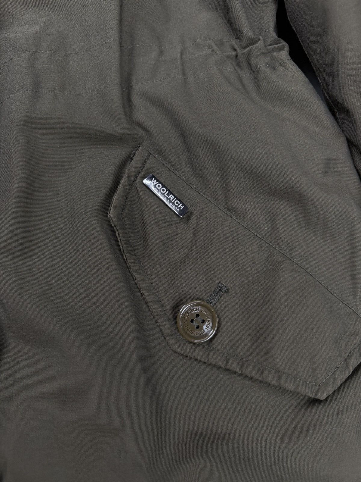 Woolrich Woolen Mills Women’s Woolrich Ramar Cloth Hooded Parka Jacket Olive M Size M / US 6-8 / IT 42-44 - 5 Thumbnail