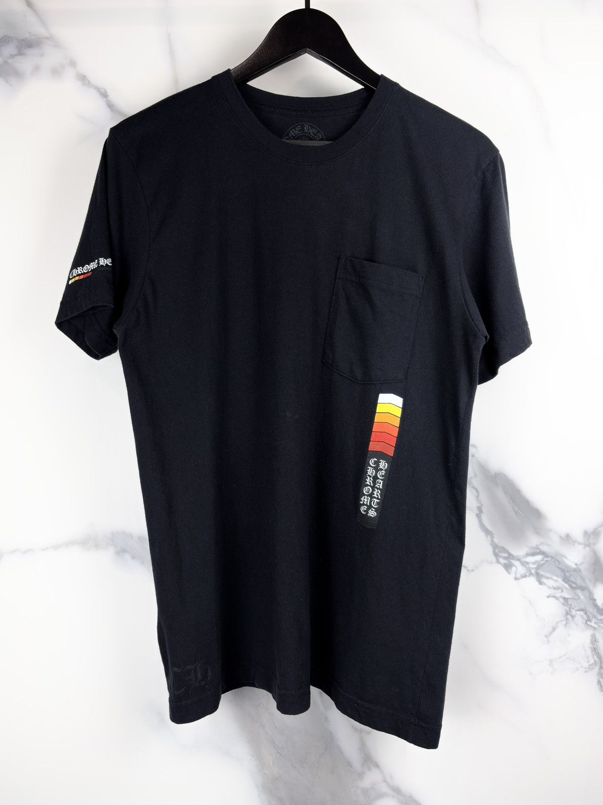 Chrome Hearts Chrome Hearts Boost Logo Made In Hollywood Pocket Tshirt Size US M / EU 48-50 / 2 - 2 Thumbnail