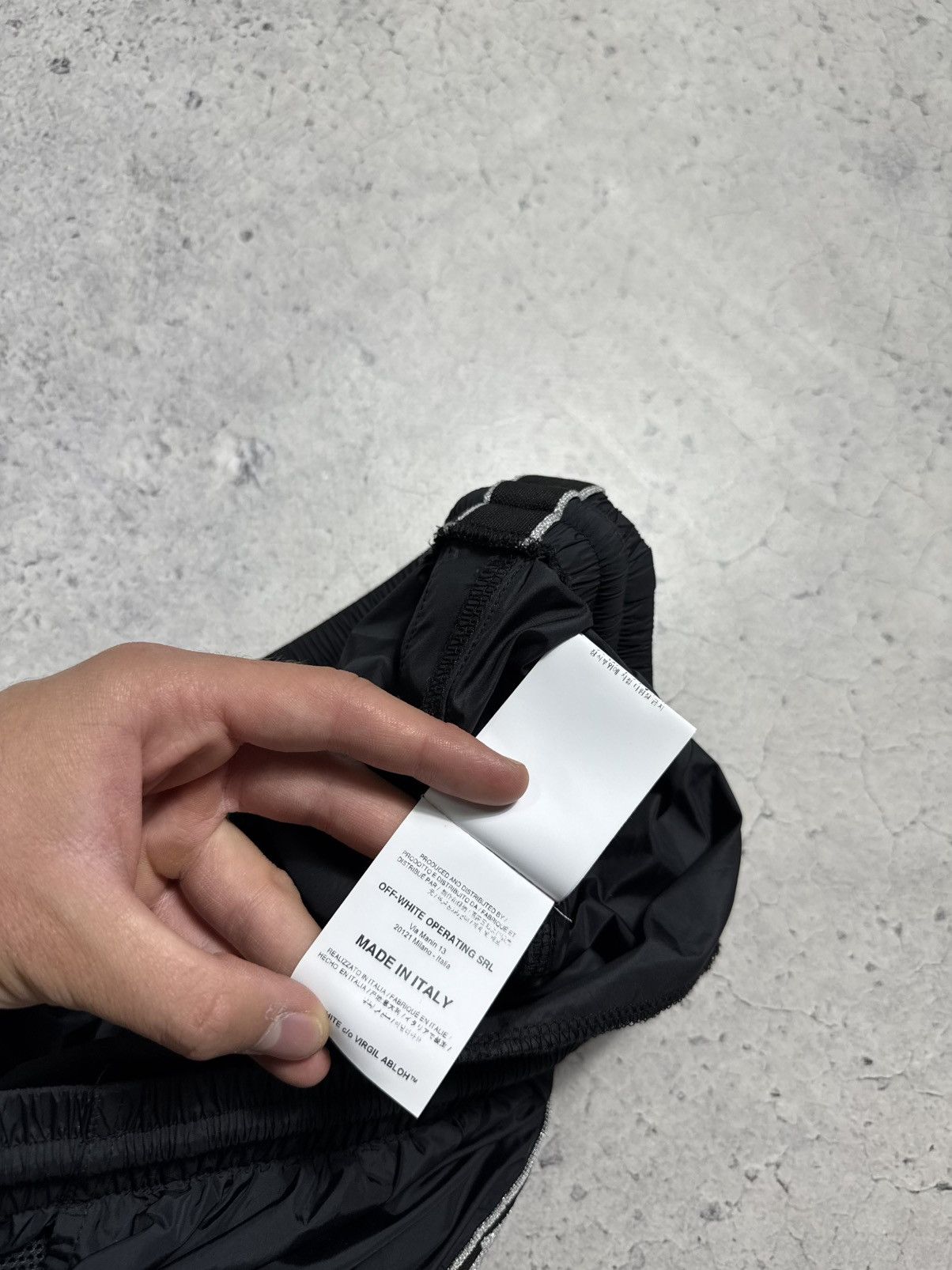 Off-White Off-White Luxury Nylon Black Track Pants Size M Size US 32 / EU 48 - 11 Thumbnail