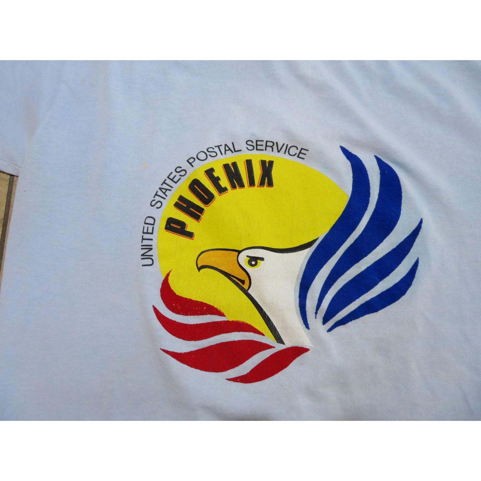 Other US Postal Service T-Shirt, Eagle Sun, Blue, Sz M 1980s Size US M / EU 48-50 / 2 - 4 Thumbnail