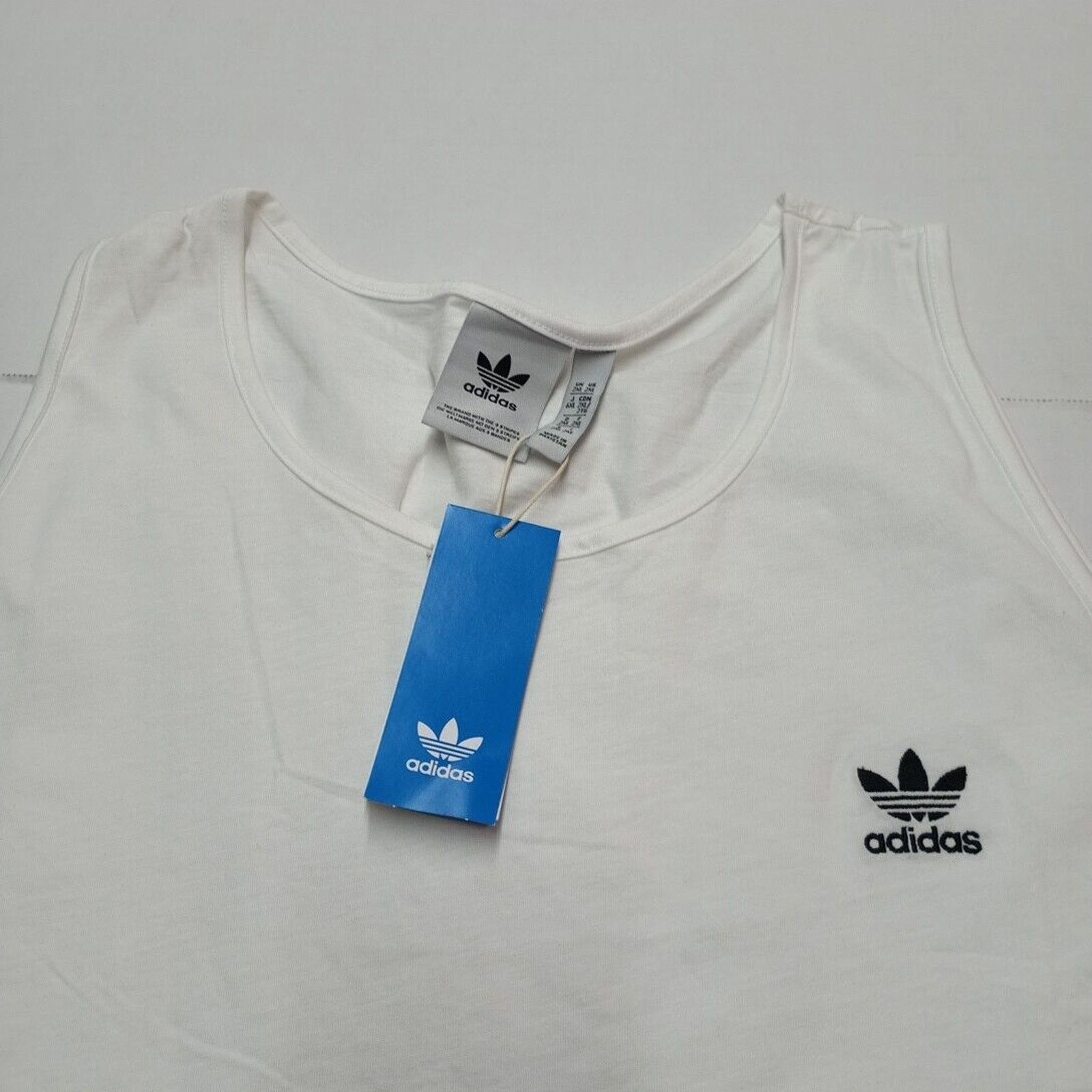 Adidas Adidas Originals Essentials Tank Top Mens 2XL White Athletic Size US XXL / EU 58 / 5 - 2 Thumbnail