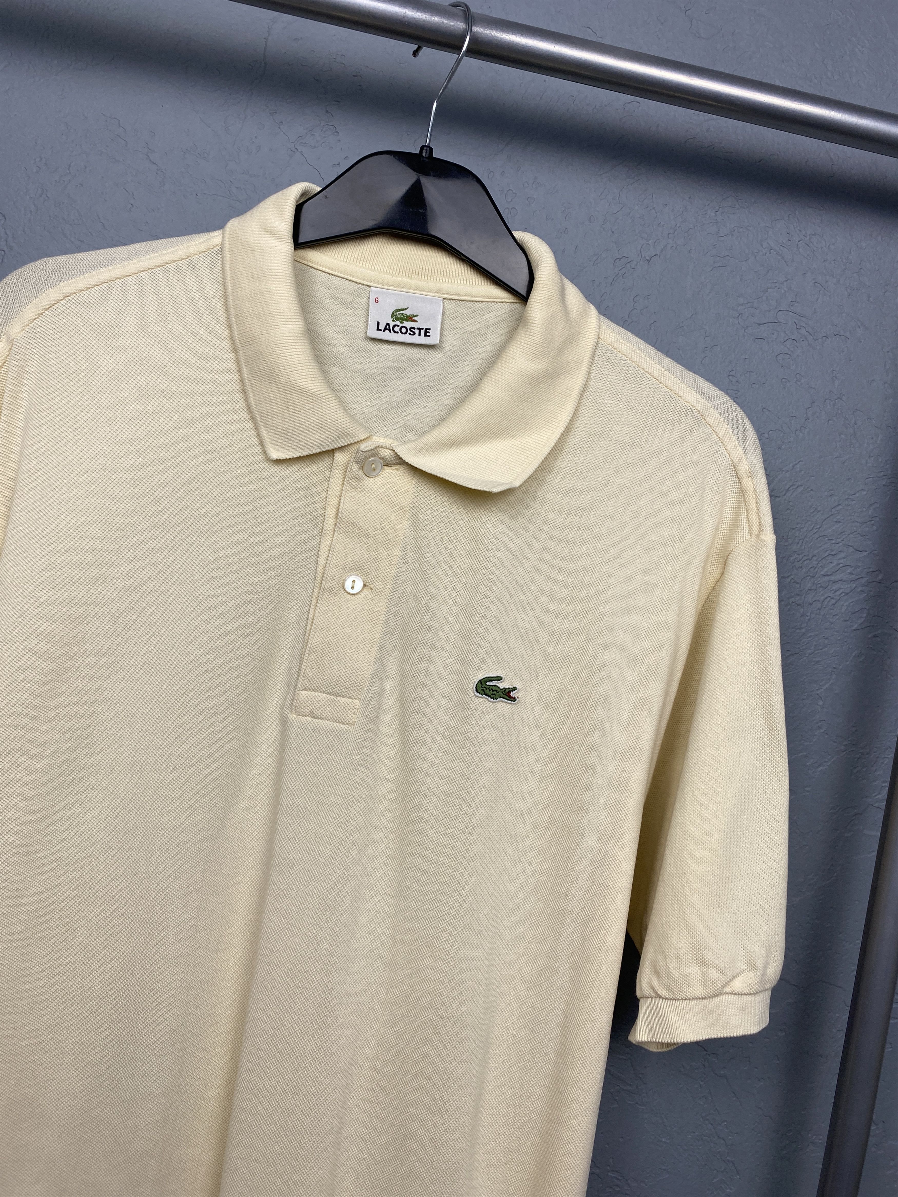 Lacoste × Vintage Lacoste Vintage Mens Polo Shirt Size 6 XL Size US XL / EU 56 / 4 - 2 Thumbnail