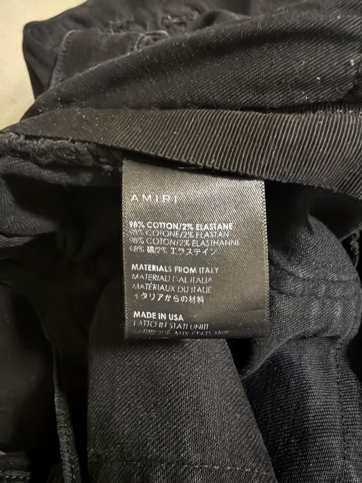 Amiri Black bandanna, MX1 Amiri jeans | Grailed