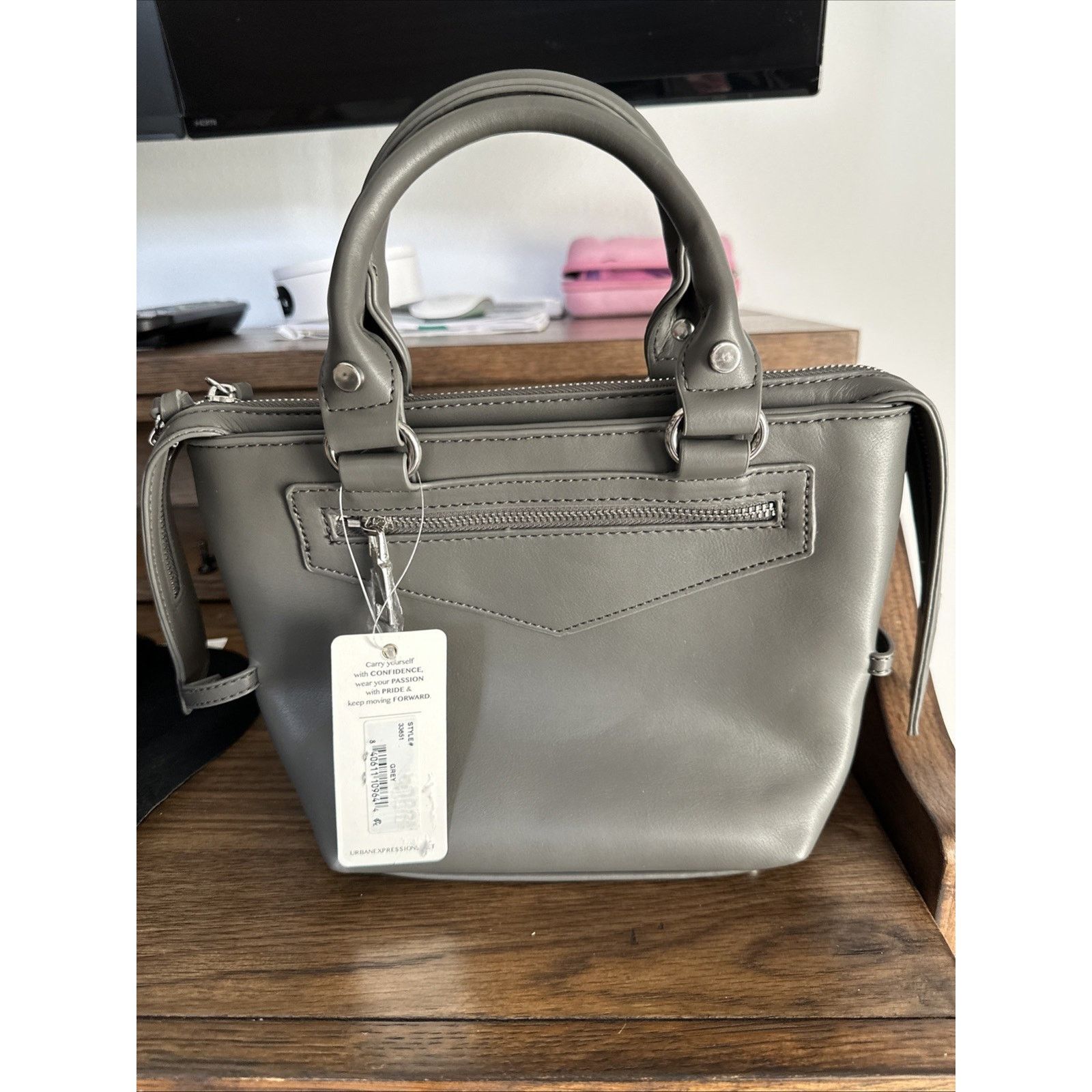 Other Urban Expressions Top Handle Crossbody - Gray $79 Size ONE SIZE - 2 Thumbnail