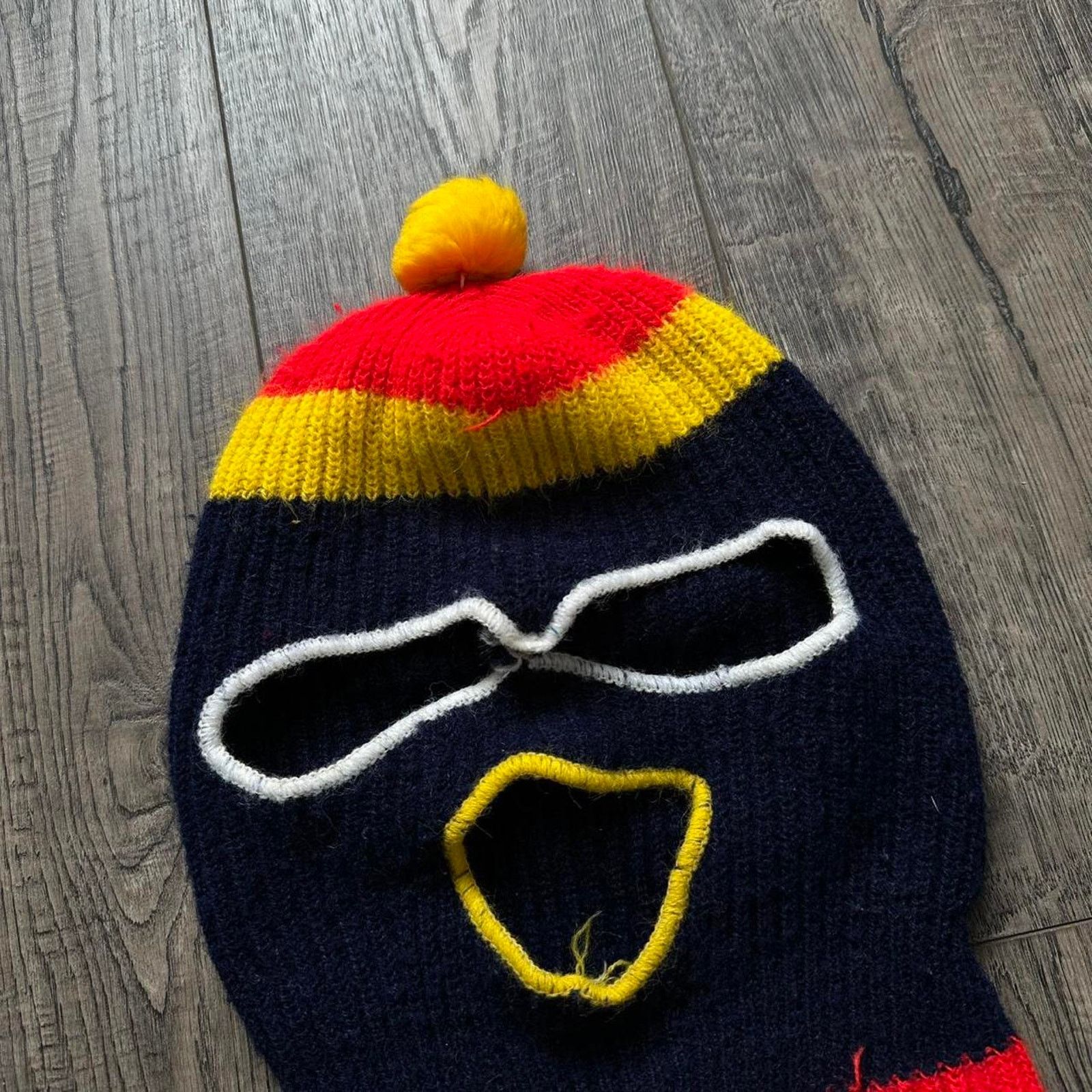 Vintage Vintage 70s Retro Ski Winter Ski Face Mask Balaclava Hat Cap Size ONE SIZE - 3 Thumbnail