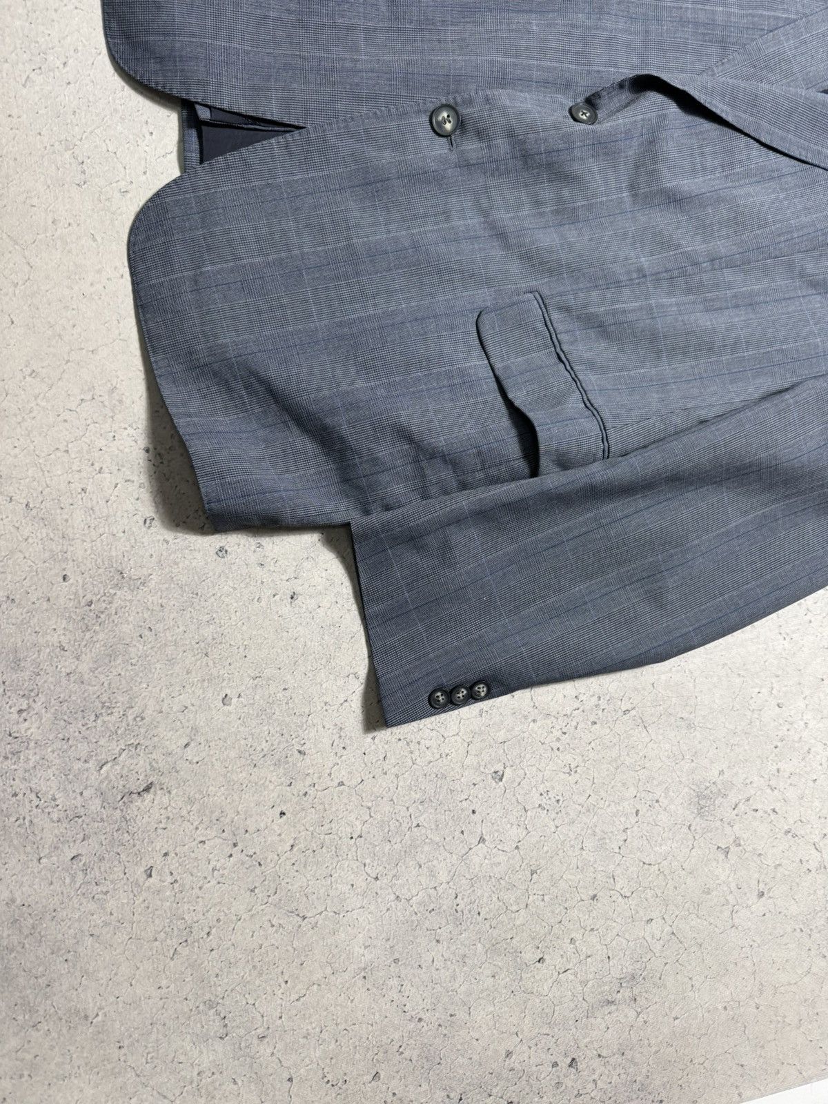 Burberry Burberrys Vintage Wool Suit Blazer & Pants Size 44R - 4 Thumbnail