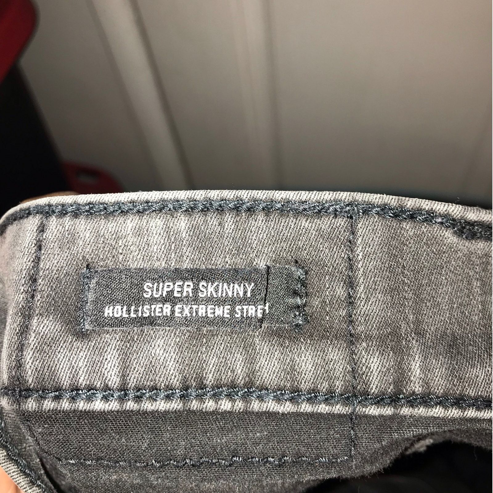 Hollister HOLLISTER CALIFORNIA Super Skinny Men’s 36x32 Gray Size US 36 / EU 52 - 7 Thumbnail