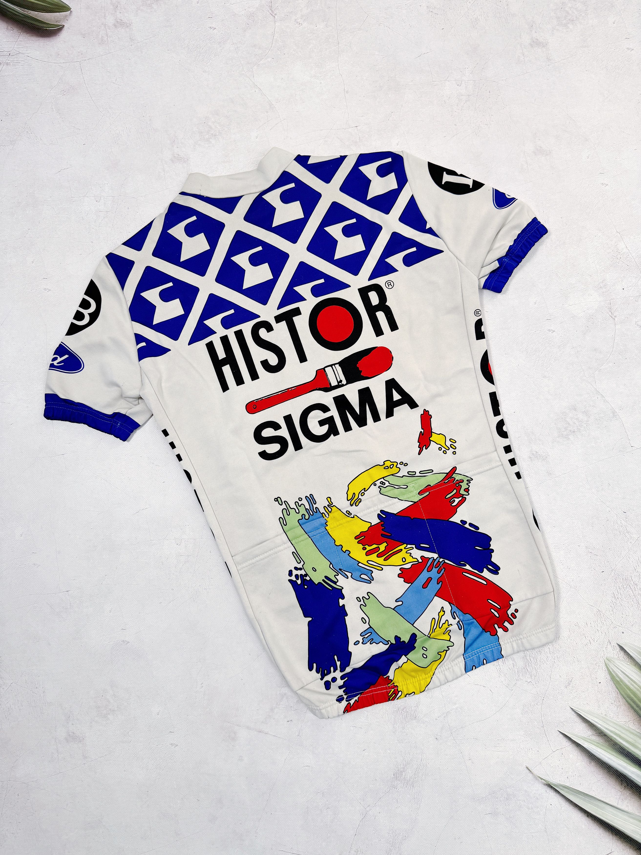 Vintage 1990 Histor Sigma KB Ford Cycling Jersey Size US M / EU 48-50 / 2 - 11 Thumbnail